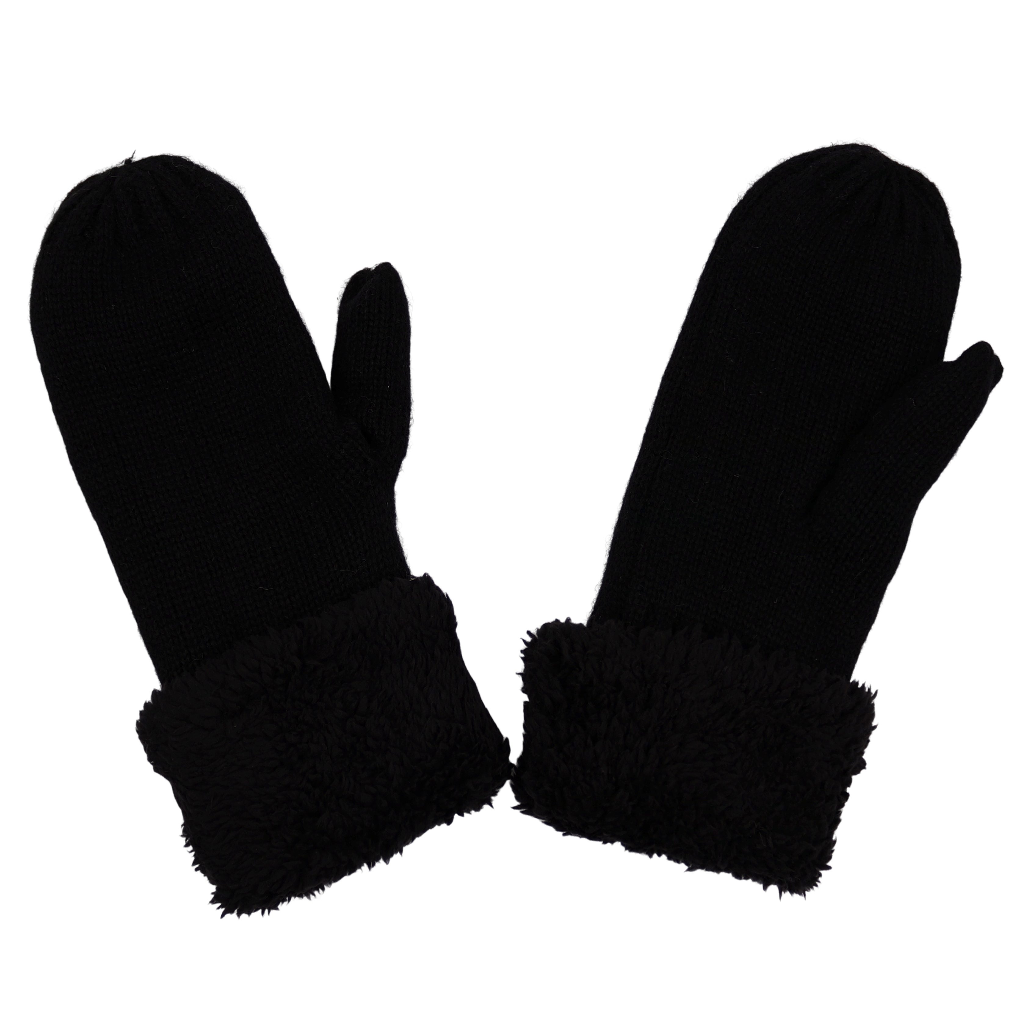 MIRROSI Strickhandschuhe Damen Handschuhe Fausthandschuhe warm durch gefütt günstig online kaufen