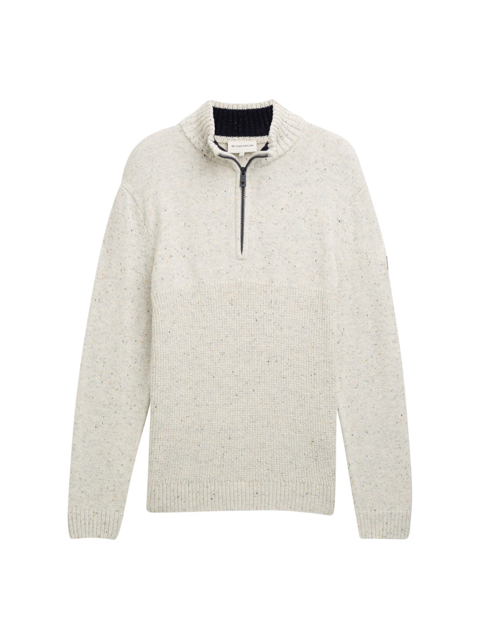 TOM TAILOR Strickpullover Troyer Pullover mit günstig online kaufen