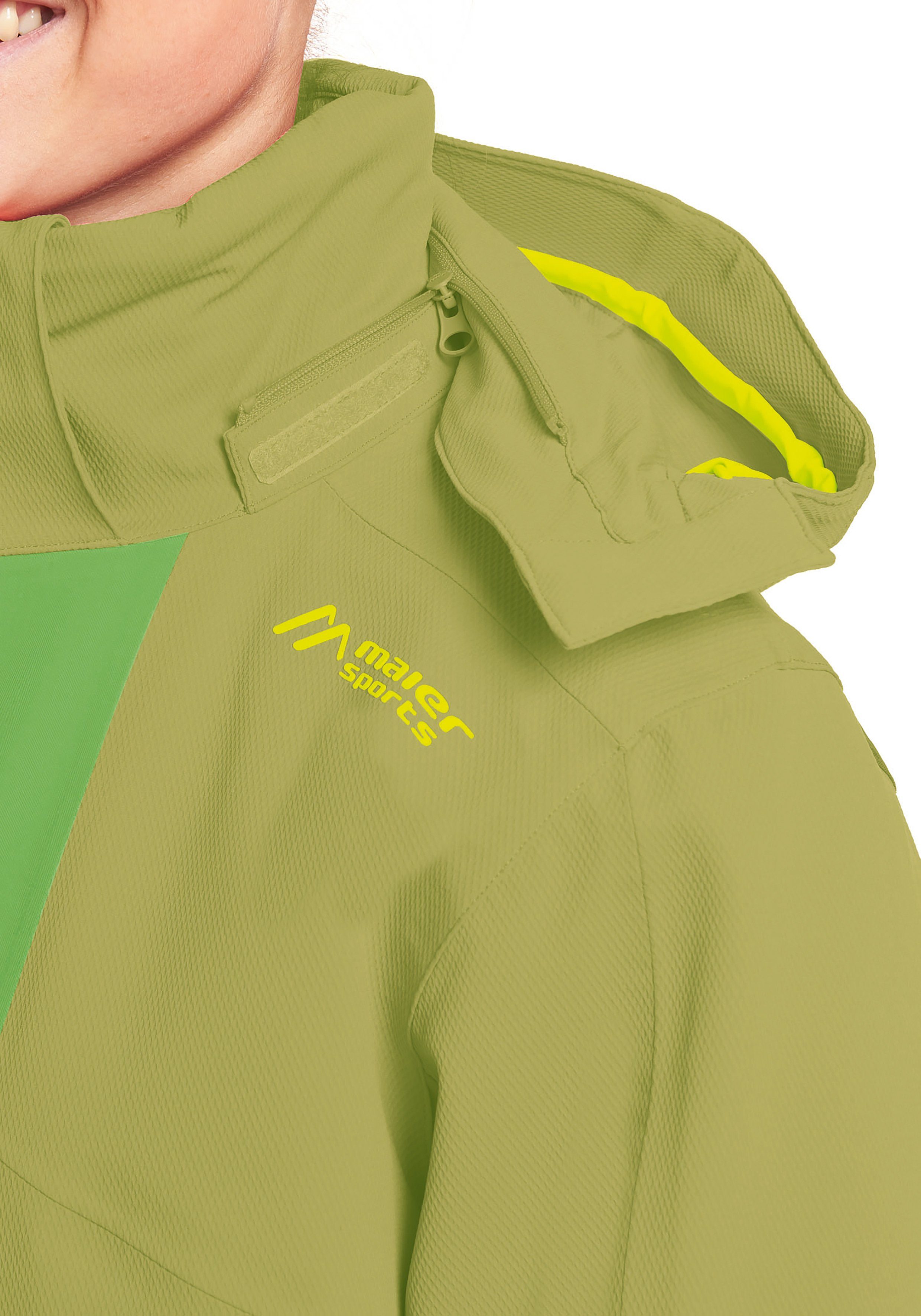 Maier Sports Skijacke Fast apfelgrün W Modern für Skijacke Piste Freeride Impulse und designte – perfekt