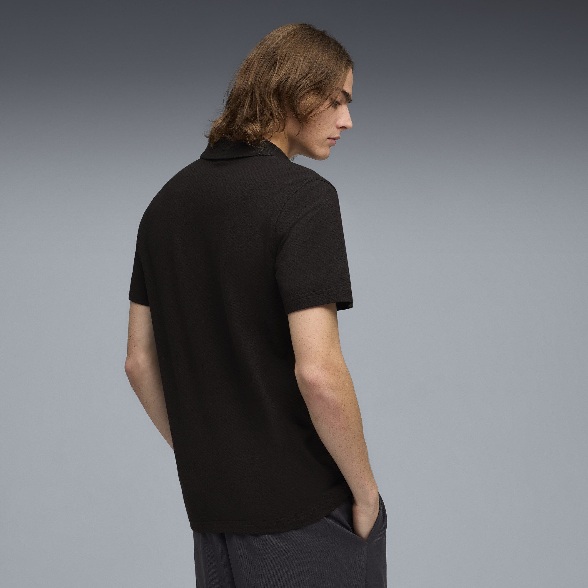 PUMA Poloshirt PUMA x ASTON MARTIN ARAMCO F1® TEAM Jacquard Polo Herren