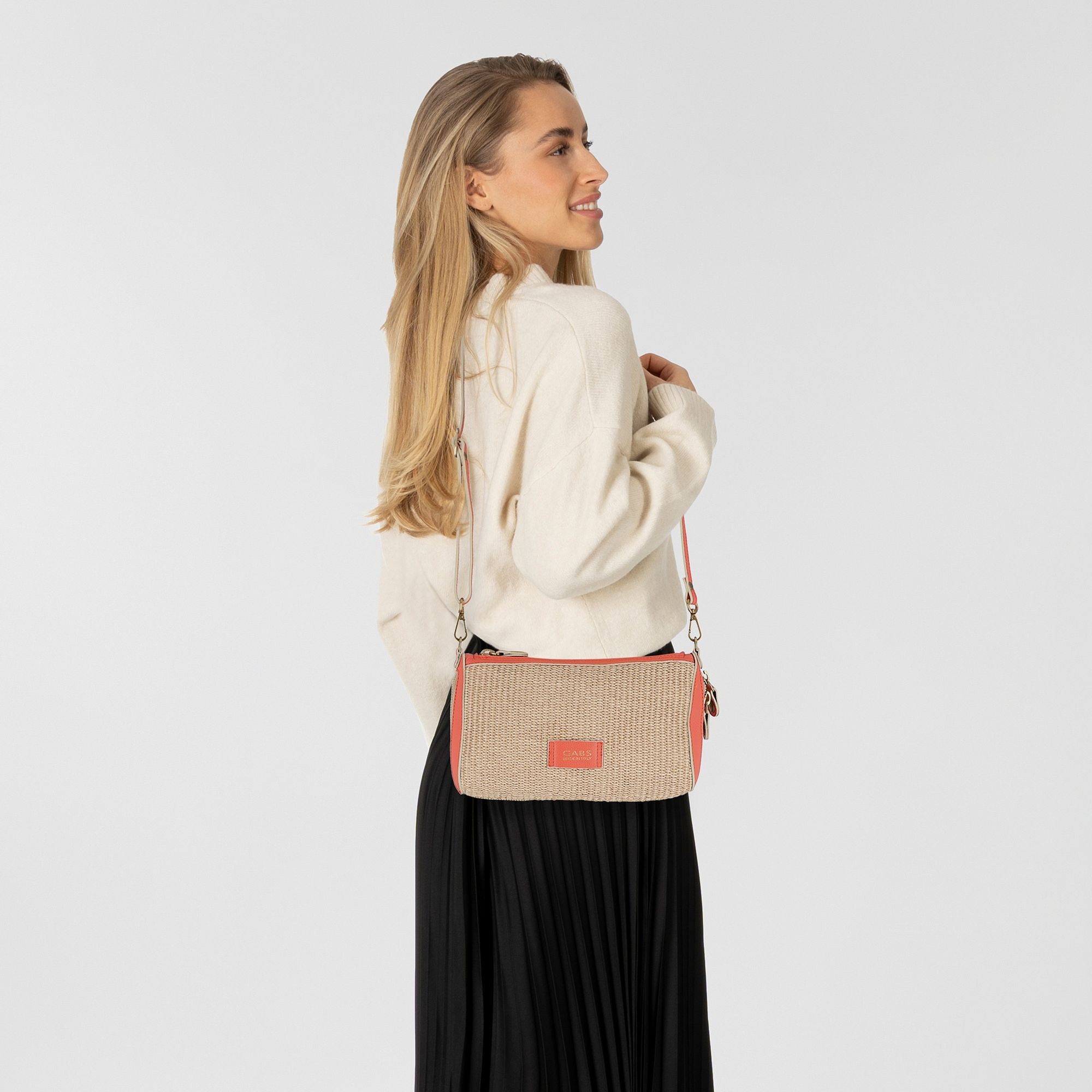 Gabs Schultertasche, Stroh