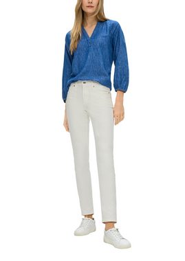 s.Oliver Slim-fit-Jeans s.Oliver Slim Fit Jeans Betsy in Creme (1-tlg) Five Pockets