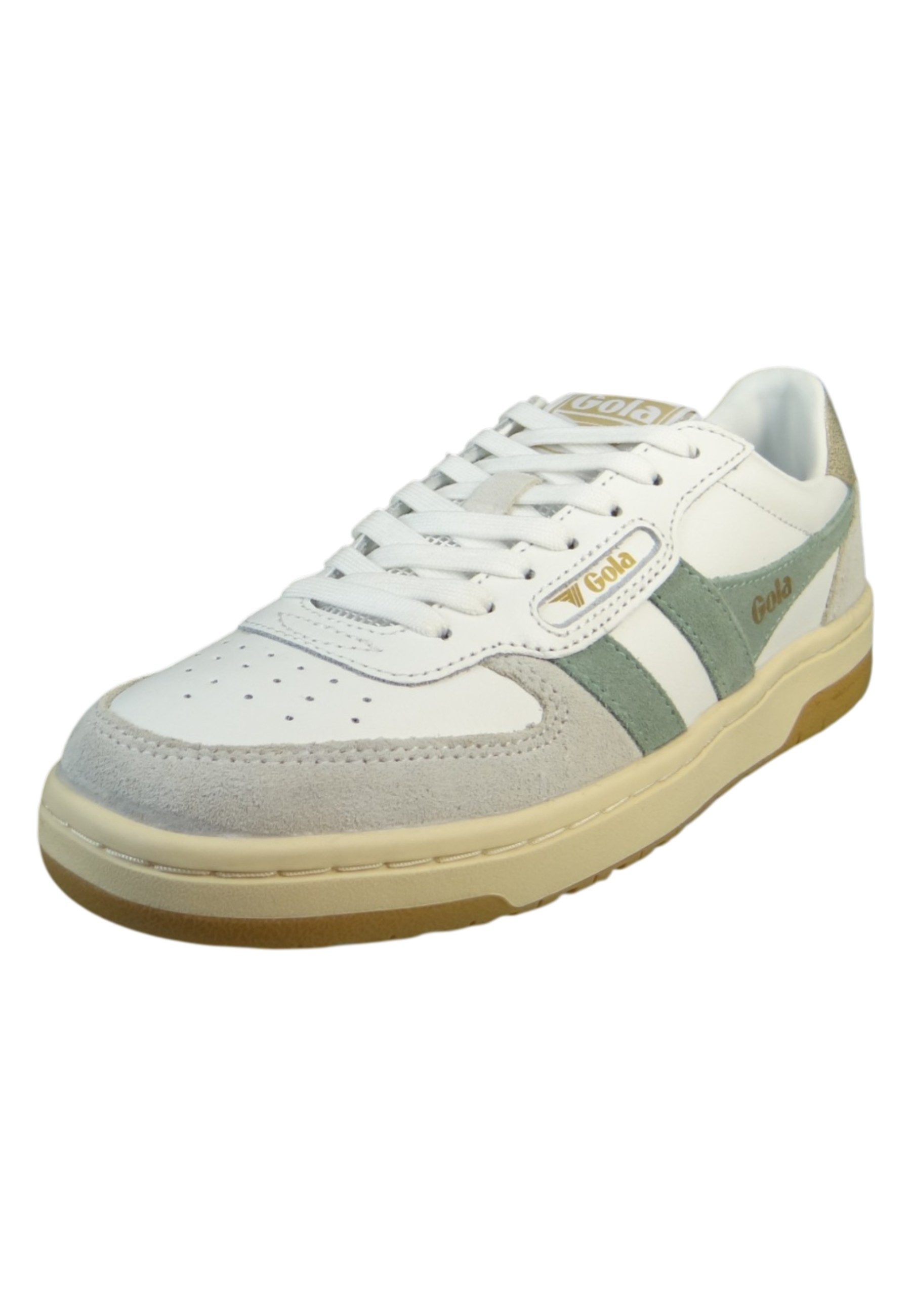 Gola CLB336 NY White/Green Mist/Gold Sneaker