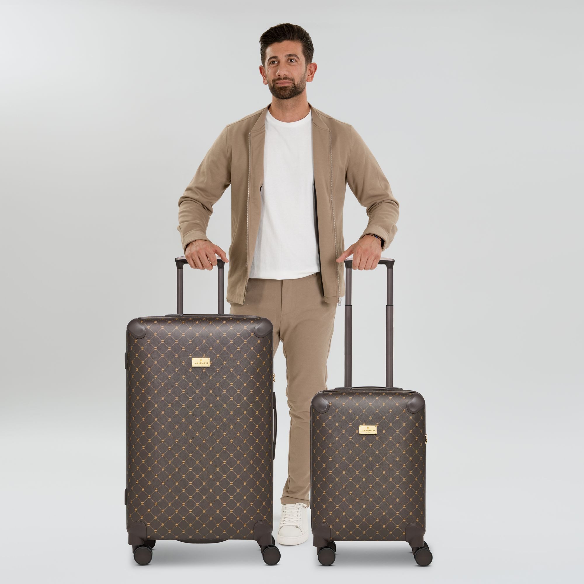 Lazarotti Trolleyset Palermo, 4 Rollen, (2-teilig, günstig online kaufen