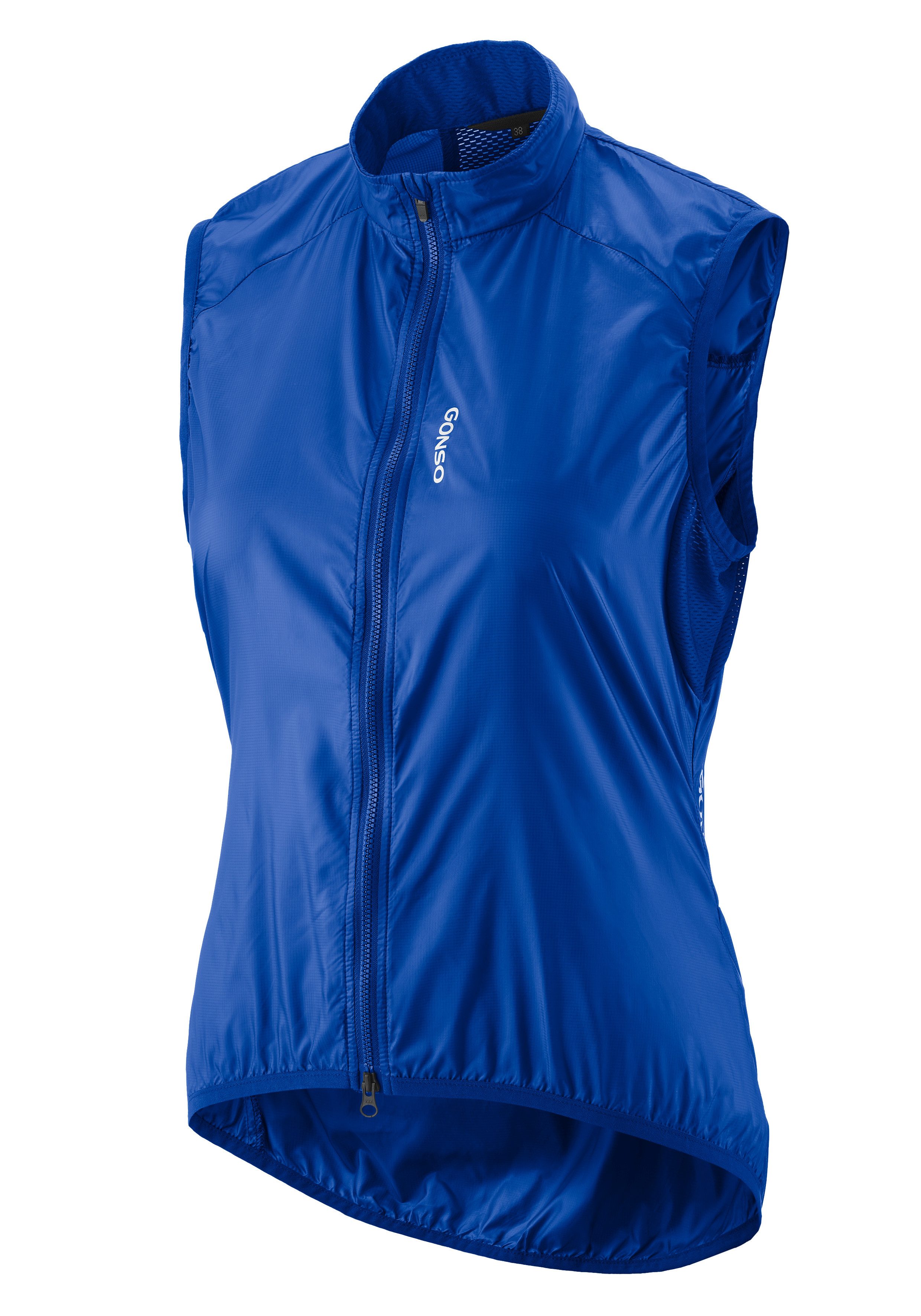 Gonso Funktionsweste Road Vest Wind W Damen Weste, atmungsaktive Radweste, leichte Windweste, Tight Fit
