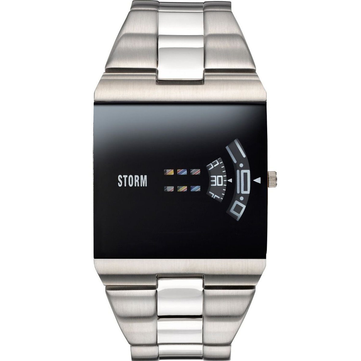 ideal New STORM Remi auch Herrenuhr STORM als 46mm, 47430/BK SQ Quarzuhr Armbanduhr Geschenk - (1-tlg), Black Quarz