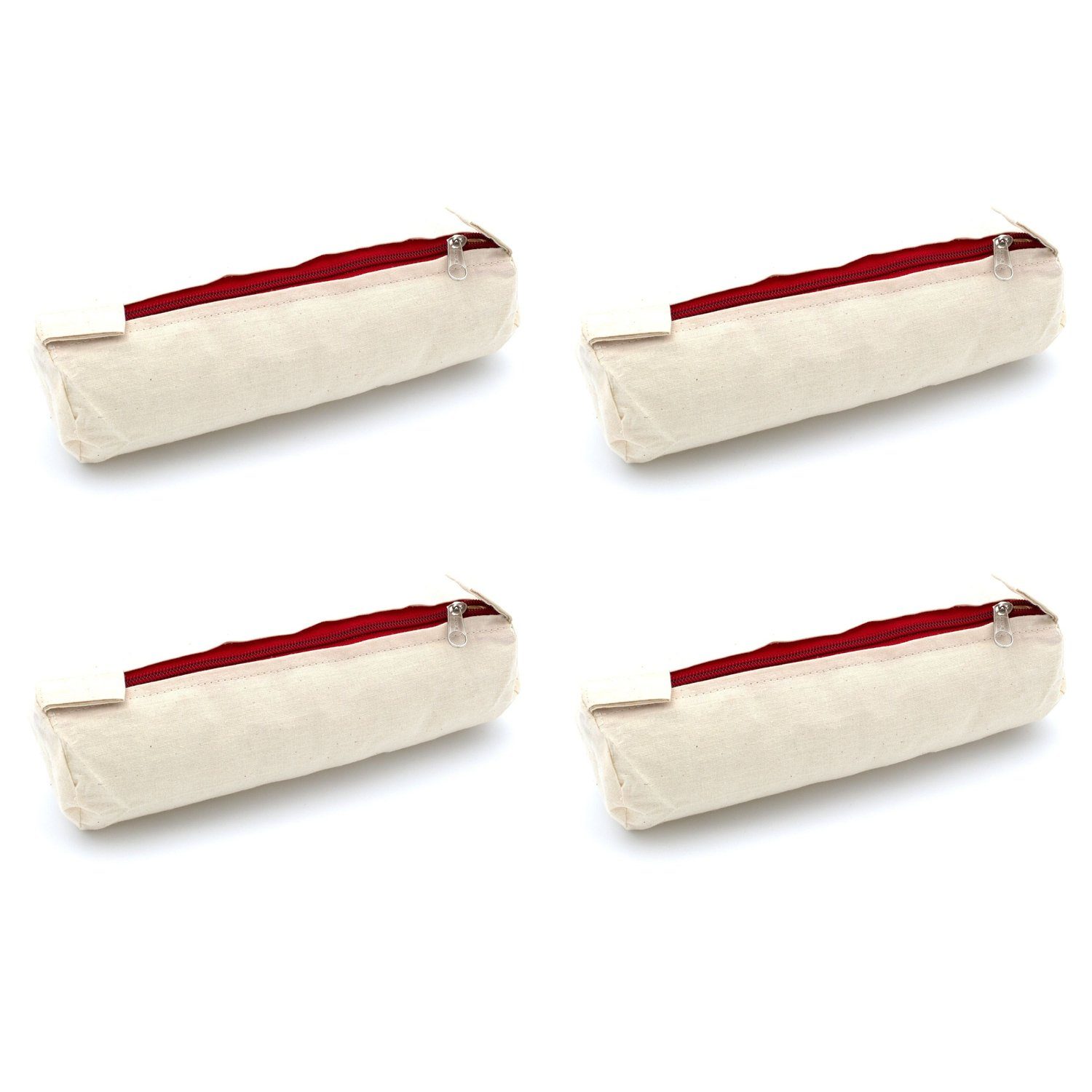EDUPLAY Experimentierkasten Schlampermäppchen, 100% Baumwolle, Ø 7cm, 23 cm, blanko zum bemalen