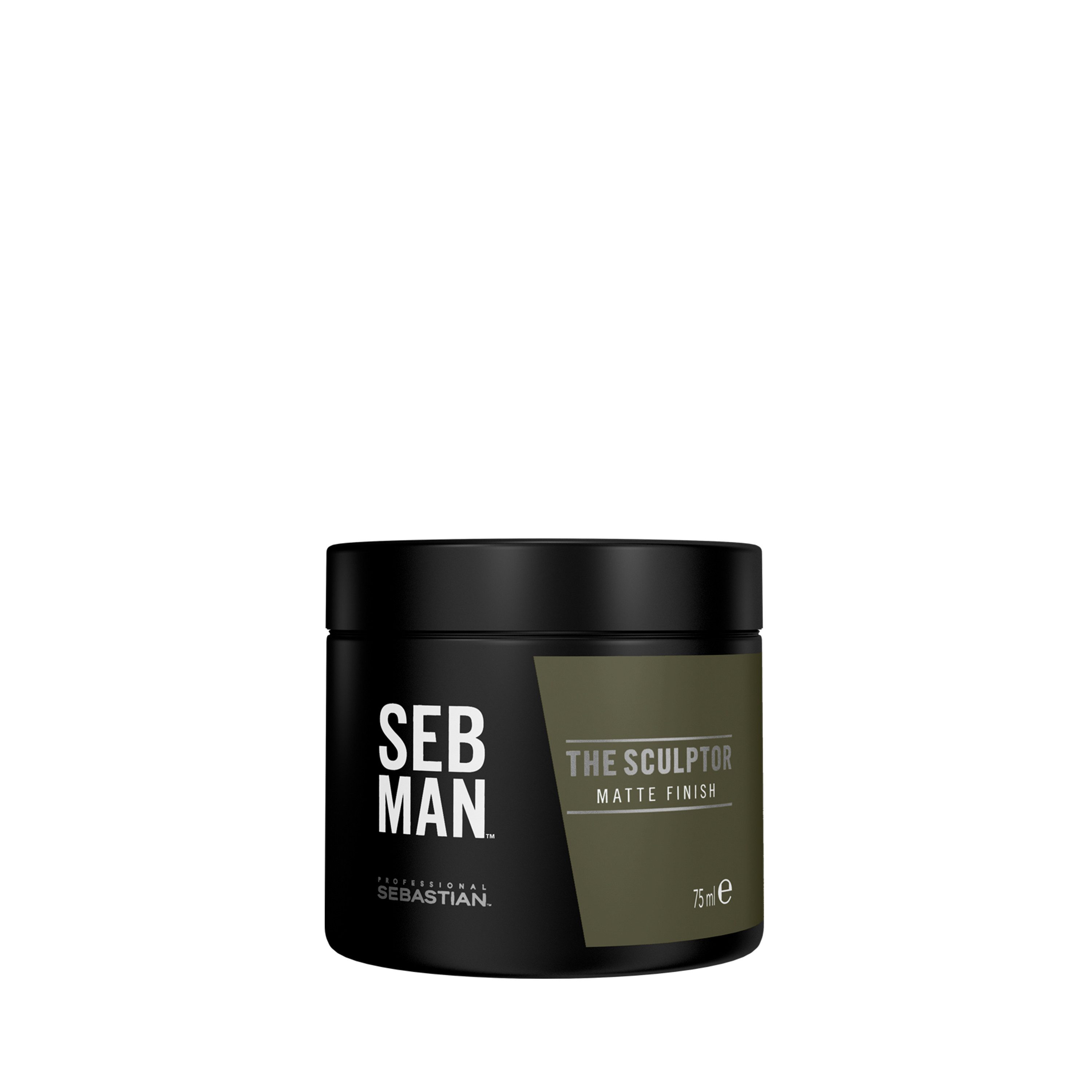 Seb Man Haarcreme The Sculptor Clay, mit Bergamotte und rosa Pfeffer, mattes Finish, langanhaltend
