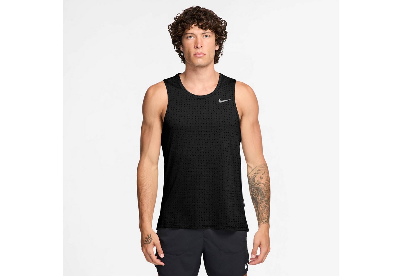 Nike Laufshirt M NK DF BREATHE MILER TANK für das Laufen entwickelt, mit Dri-FIT-Technologie, ärmelloses Design