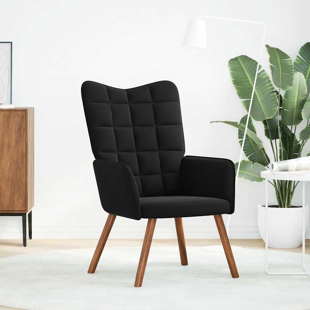 vidaXL Sessel Relaxsessel Schwarz Samt (1-St) günstig online kaufen