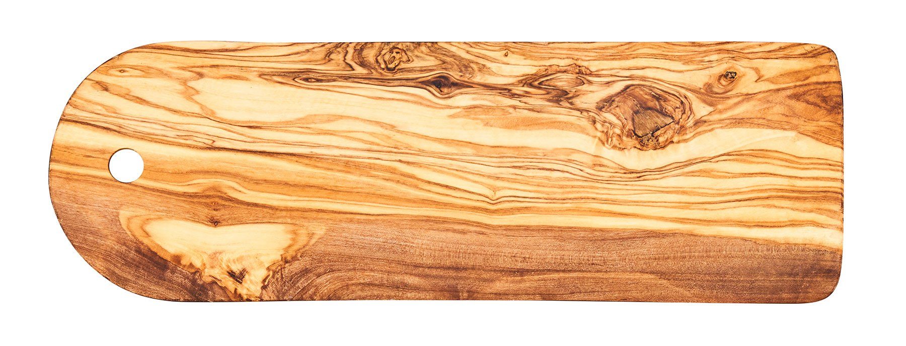 Levandeo® Schneidbrett, Schneidebrett ca. 30x10cm Küchenhelfer Küchenbrett Brettchen Olivenholz Holz Unikat