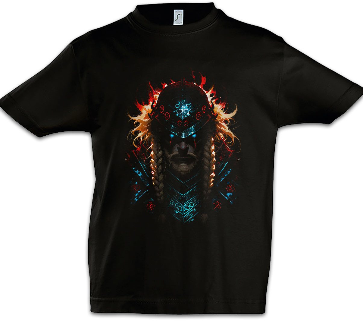 Urban Backwoods Print-Shirt Thor Glowing Kinder T-Shirt Anime Manga Odin Mjölnir Asgard Vikings (1-tlg) Tyr Brokkr Sindri Midgard