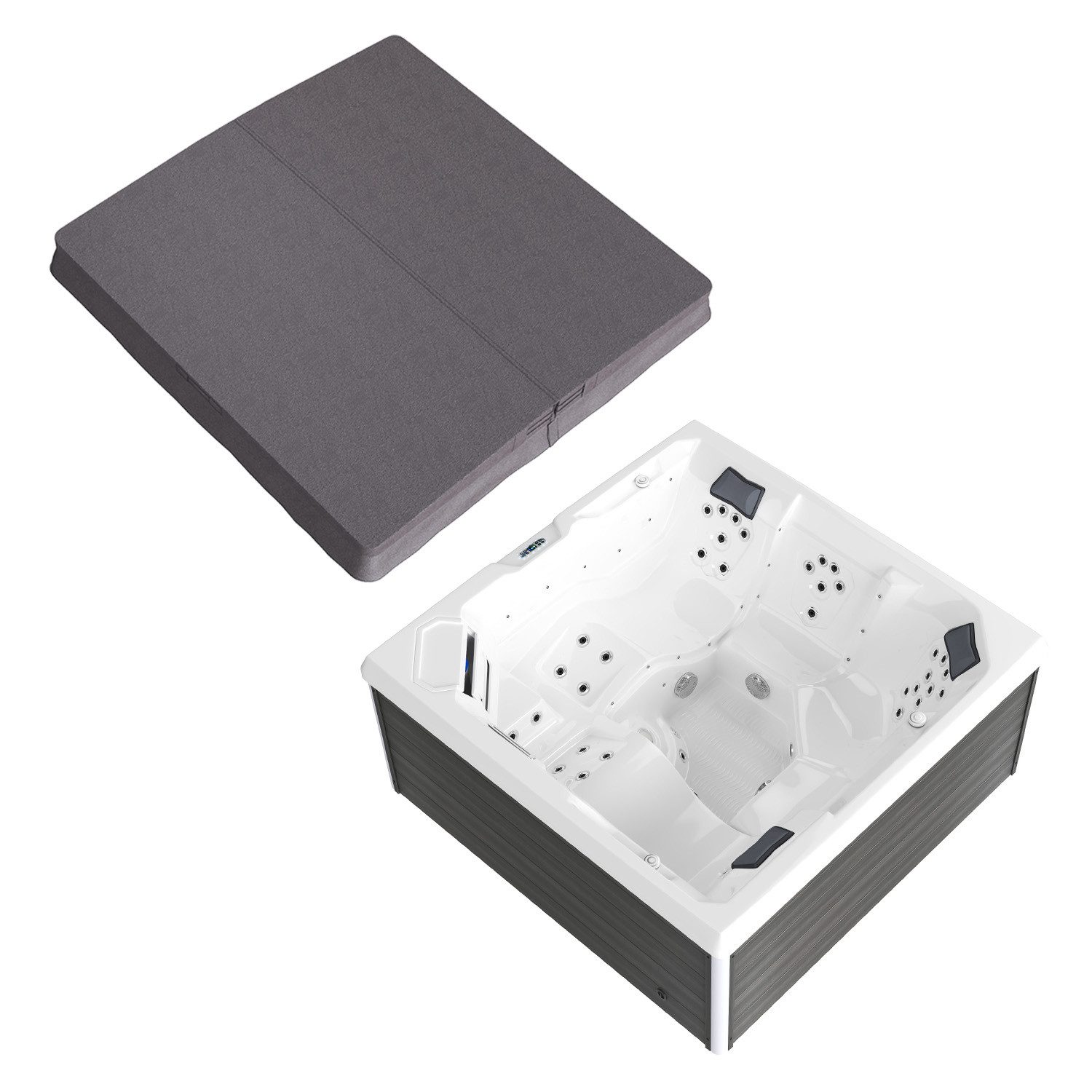 TroniTechnik Whirlpool Outdoor Whirlpool PANAREA weiß günstig online kaufen