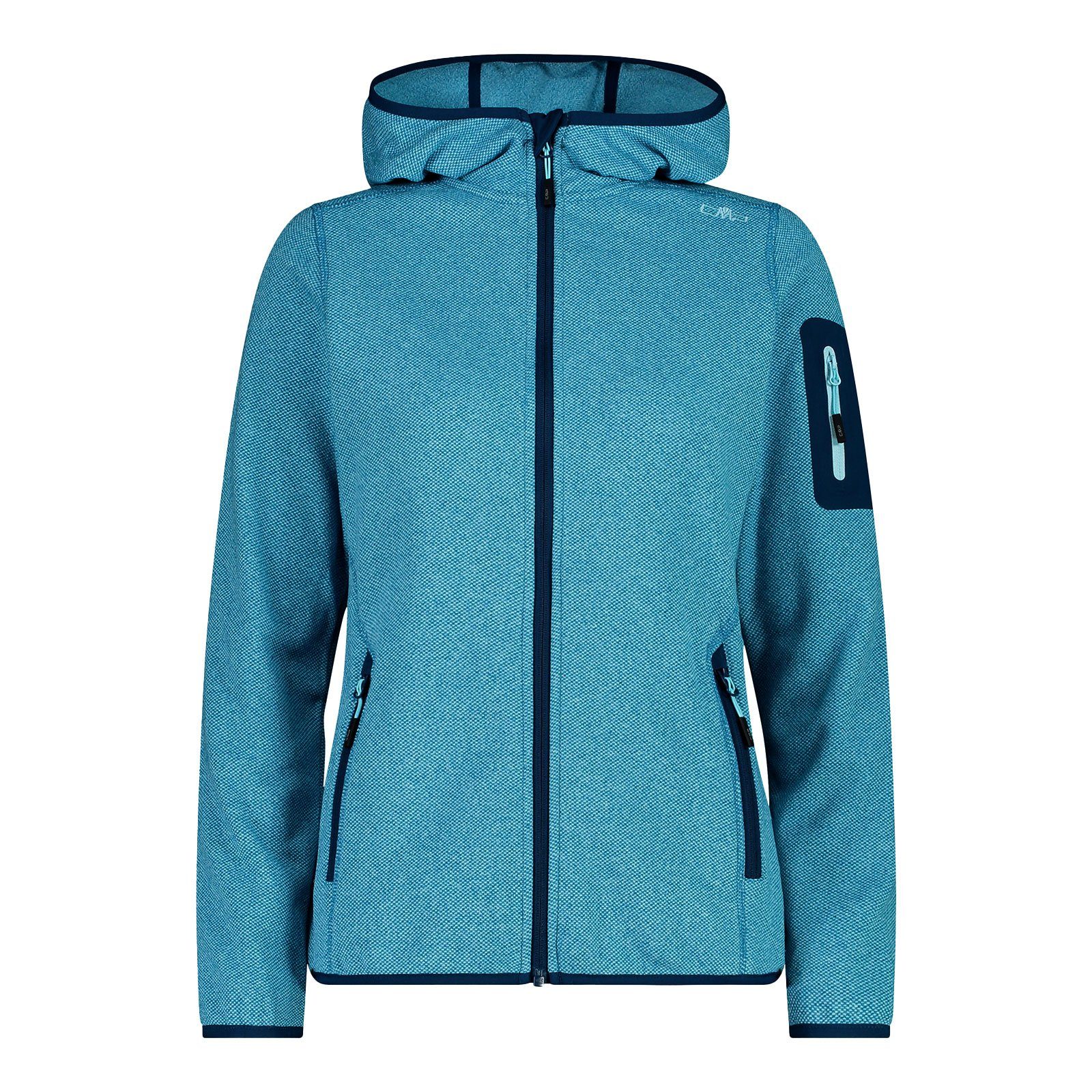 maiolica besonders Woman aus Knit Hood CMP / Material / Fix 13LP Tech™ Fleecejacke Jacket giada anice