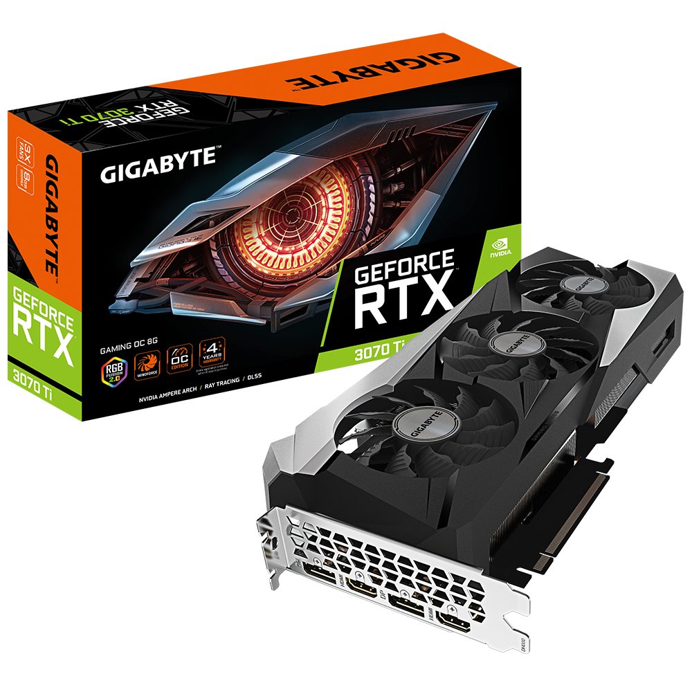 Gigabyte GeForce RTX 3070 Ti GAMING OC 8G Grafikkarte 8 GB