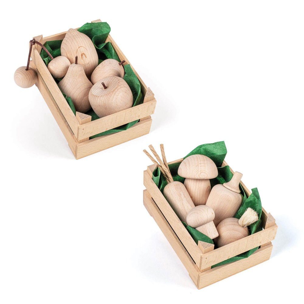 Obst Erzi® + Kaufladensortiment Kaufladenzubehoer-Set Erzi Natur Gemüse