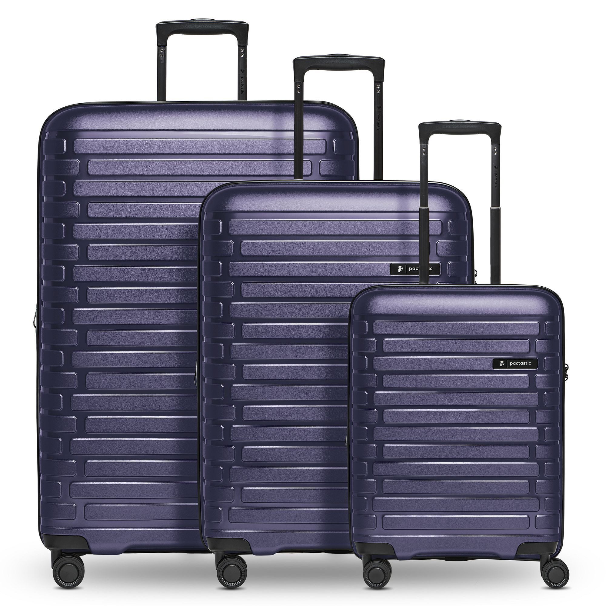 Pactastic Trolleyset Collection 04, 4 Rollen, (3-teilig, 3 tlg), Polypropylen