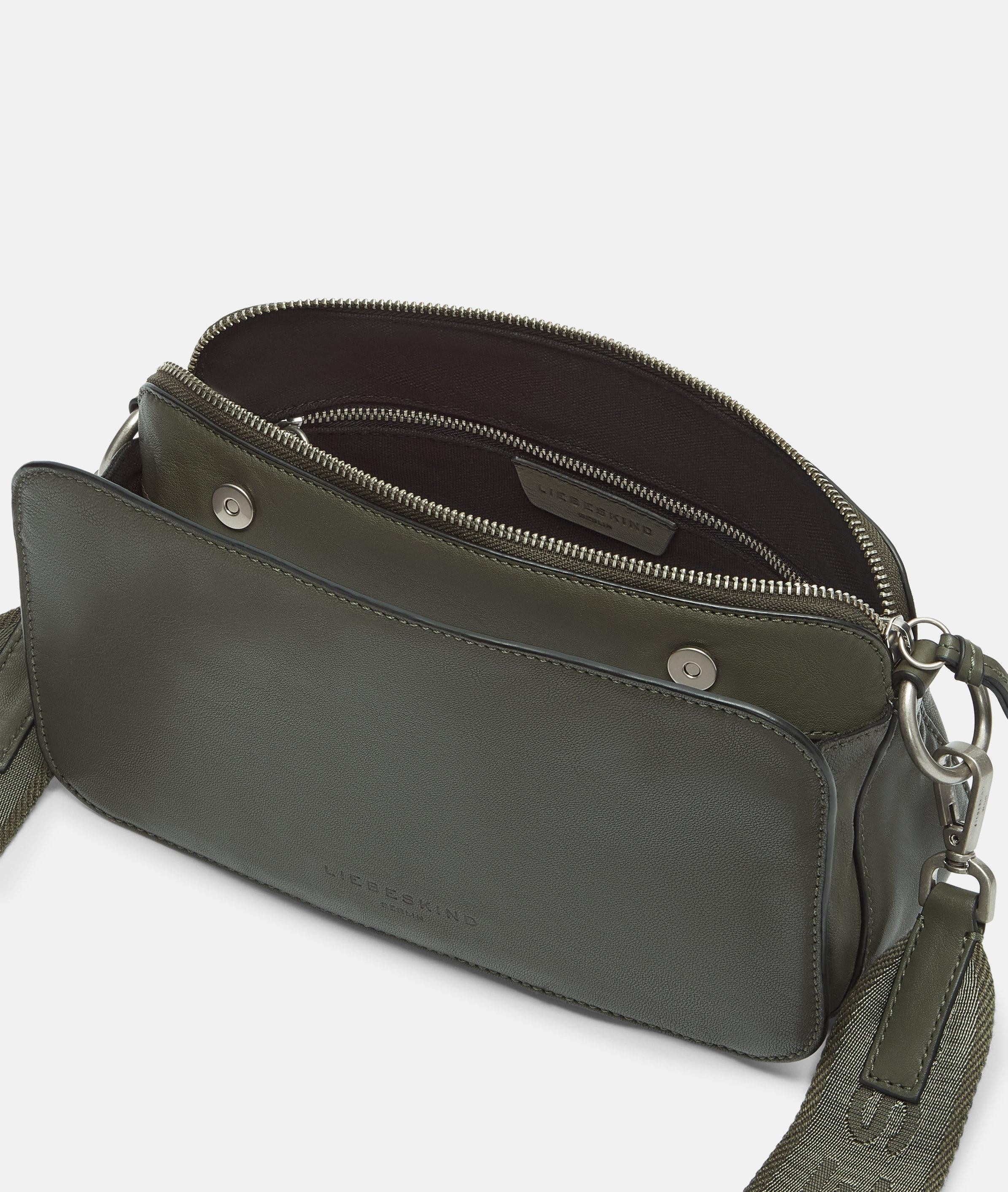 Liebeskind Berlin Umhängetasche Clarice Crossbody M, Geräumige Umhängetasche aus Schafsleder
