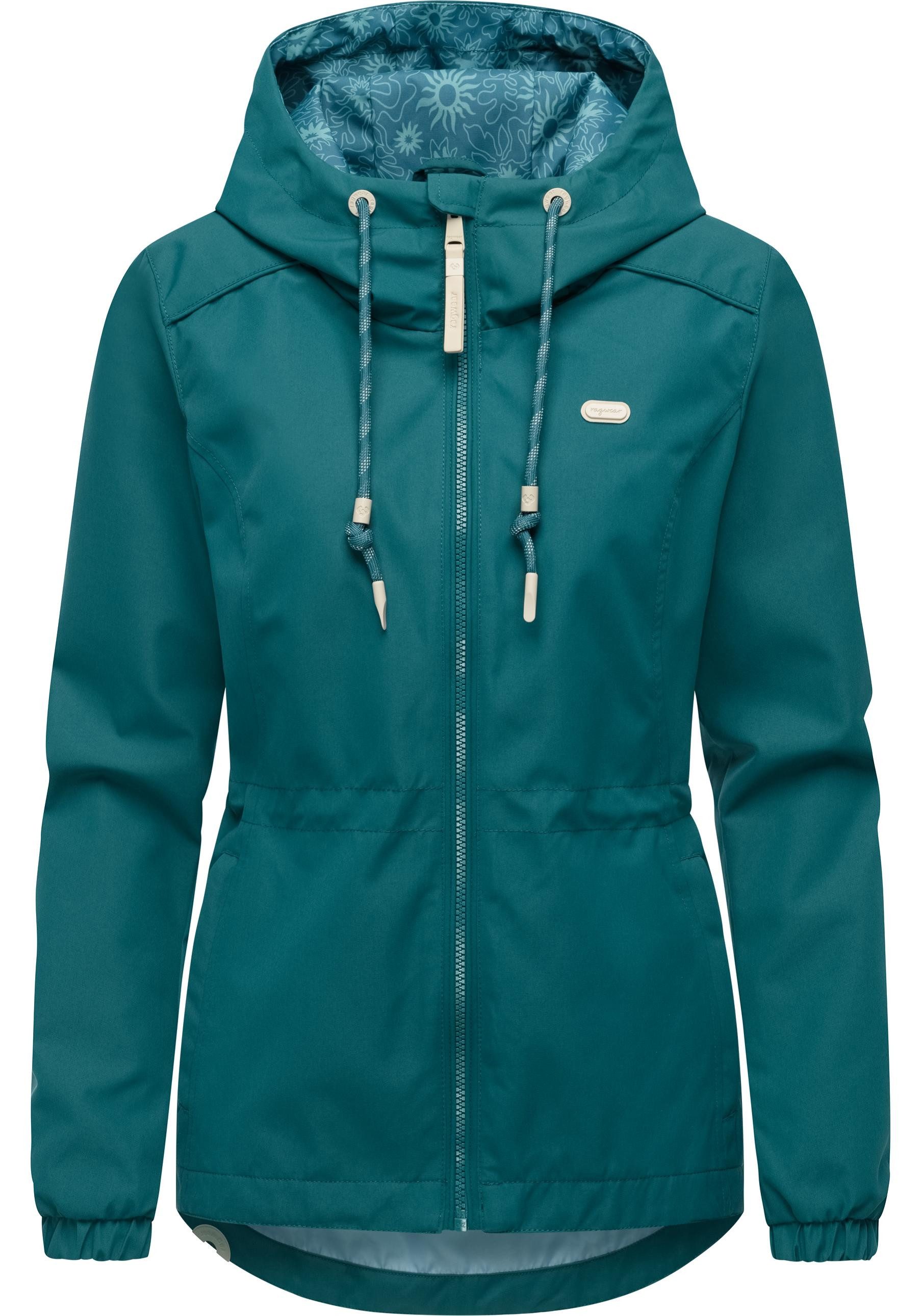 Ragwear Funktionsjacke Dankka Funktionelle Übergangsjacke mit Taillenzugkordel