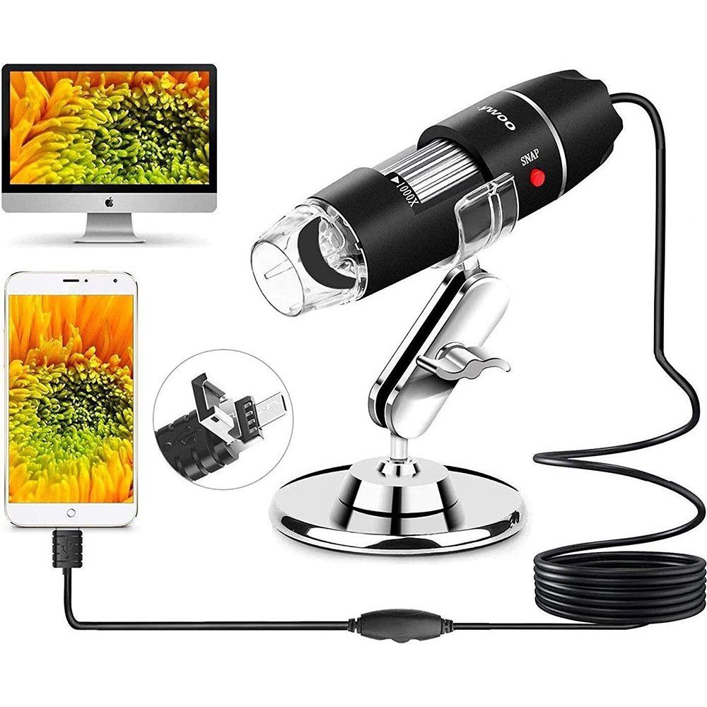 longziming Digital Mikroskop, USB Microscope, 1000 x Vergrößerung  Magnification Digitalmikroskop