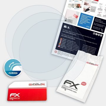 atFoliX Schutzfolie Displayschutzfolie für Swatch Pinkbaya, (3 Folien), Ultraklar und flexibel