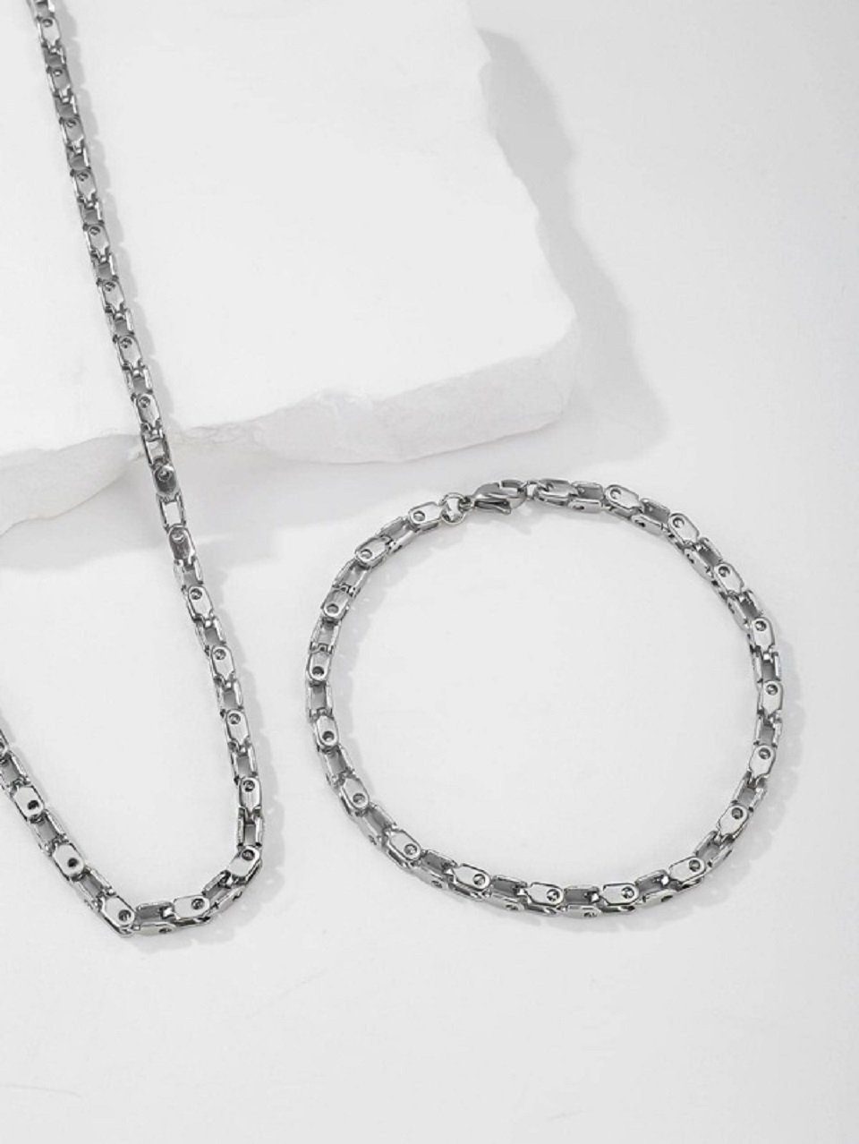 GOLDKLEIN Ketten und Armband Set Edelstahl günstig online kaufen
