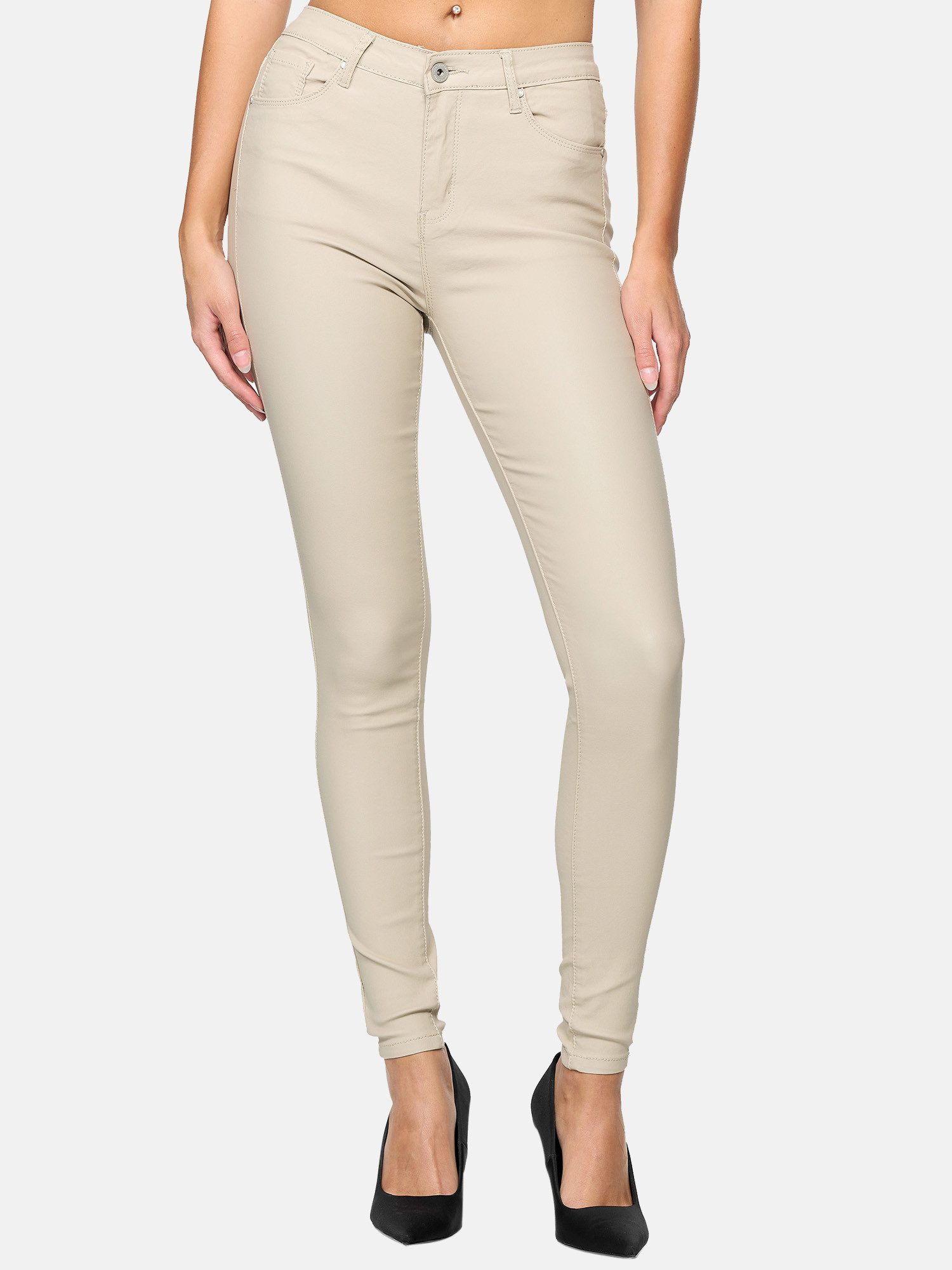 Lederimitathose Kunstleder Hose
