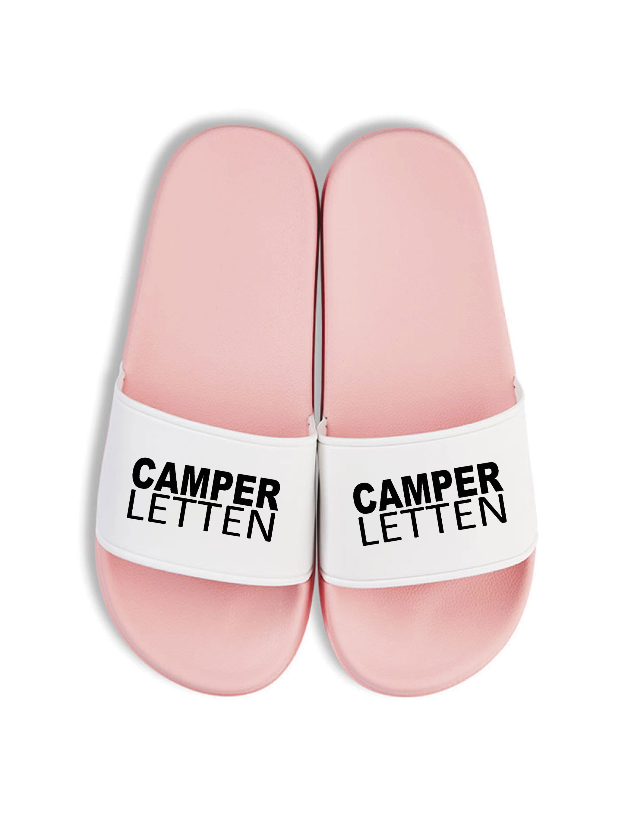 Youth Designz Herren Damen Badelatschen "Camper Letten" Print lustig Geschenk Unisex Badeschuh mit witzigen und stylischen Aufdruck für Männer und Frauen