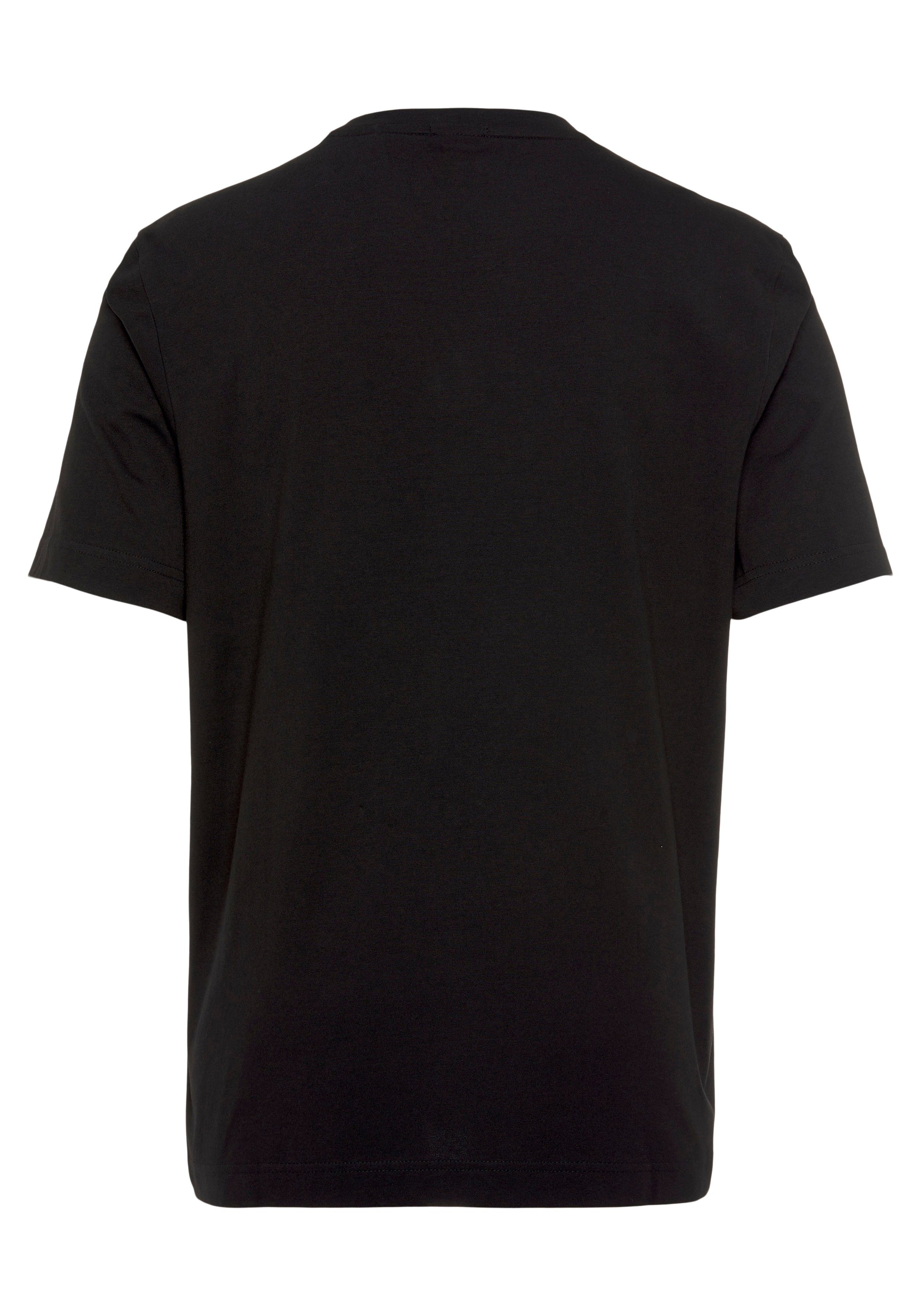 black001 T-Shirt BOSS Rundhalsausschnitt mit ORANGE TChup