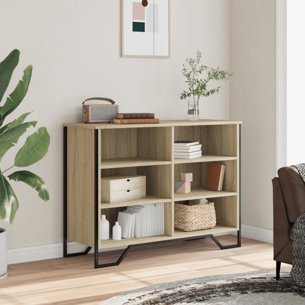 vidaXL Sideboard Sideboard Sonoma-Eiche 101x35,5x74,5 cm günstig online kaufen