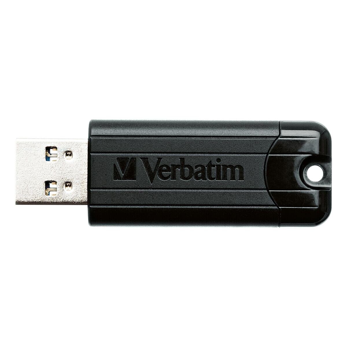 Verbatim Pin Stripe 16 GB USB-Stick (mit Befestigungsöse)