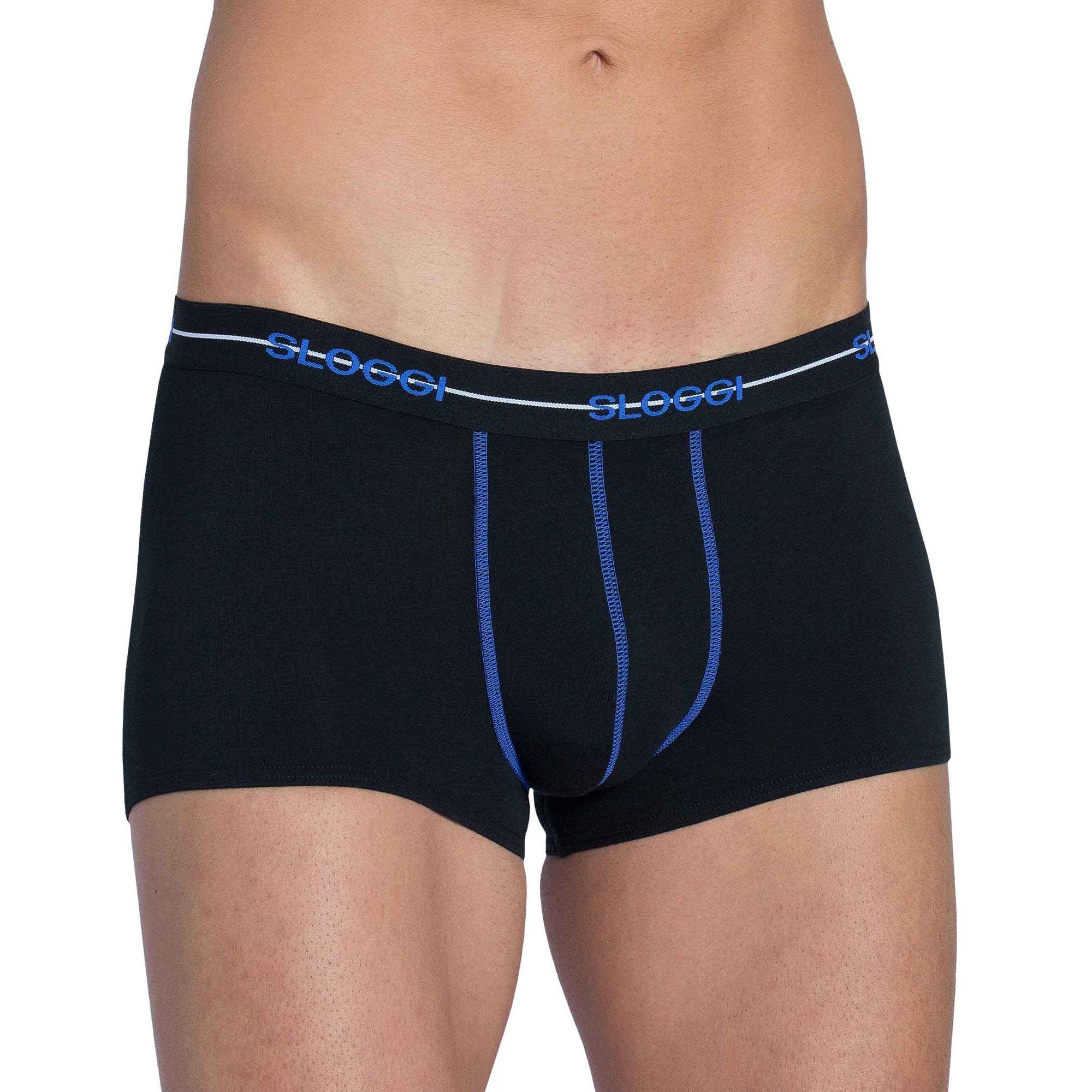 sloggi Boxer Herren Boxershort 2er Pack Baumwollmischung (Packung, 2er Pack)