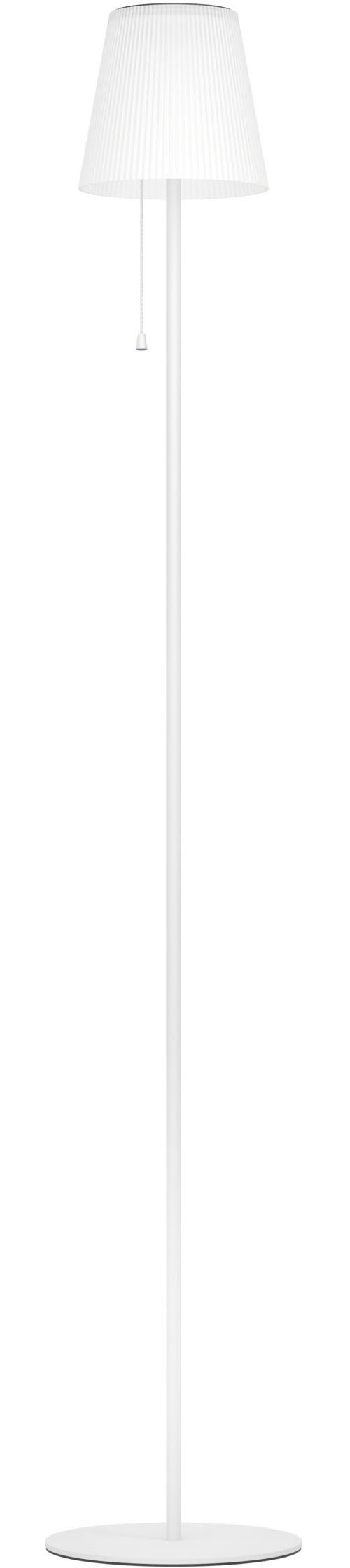 EGLO Stehlampe SCORDIANO-L Stehlampe - Stahl - SOLAR-LED - 2,3W - IP44, Ein-/Ausschalter, USB-Anschluss mit Ladefunktion, LED fest integriert, Neutralweiß, Kaltweiß, Warmweiß, Standleuchte, Leselampe, Wohzimmer, Schlafzimmer, H120 x Ø13 cm