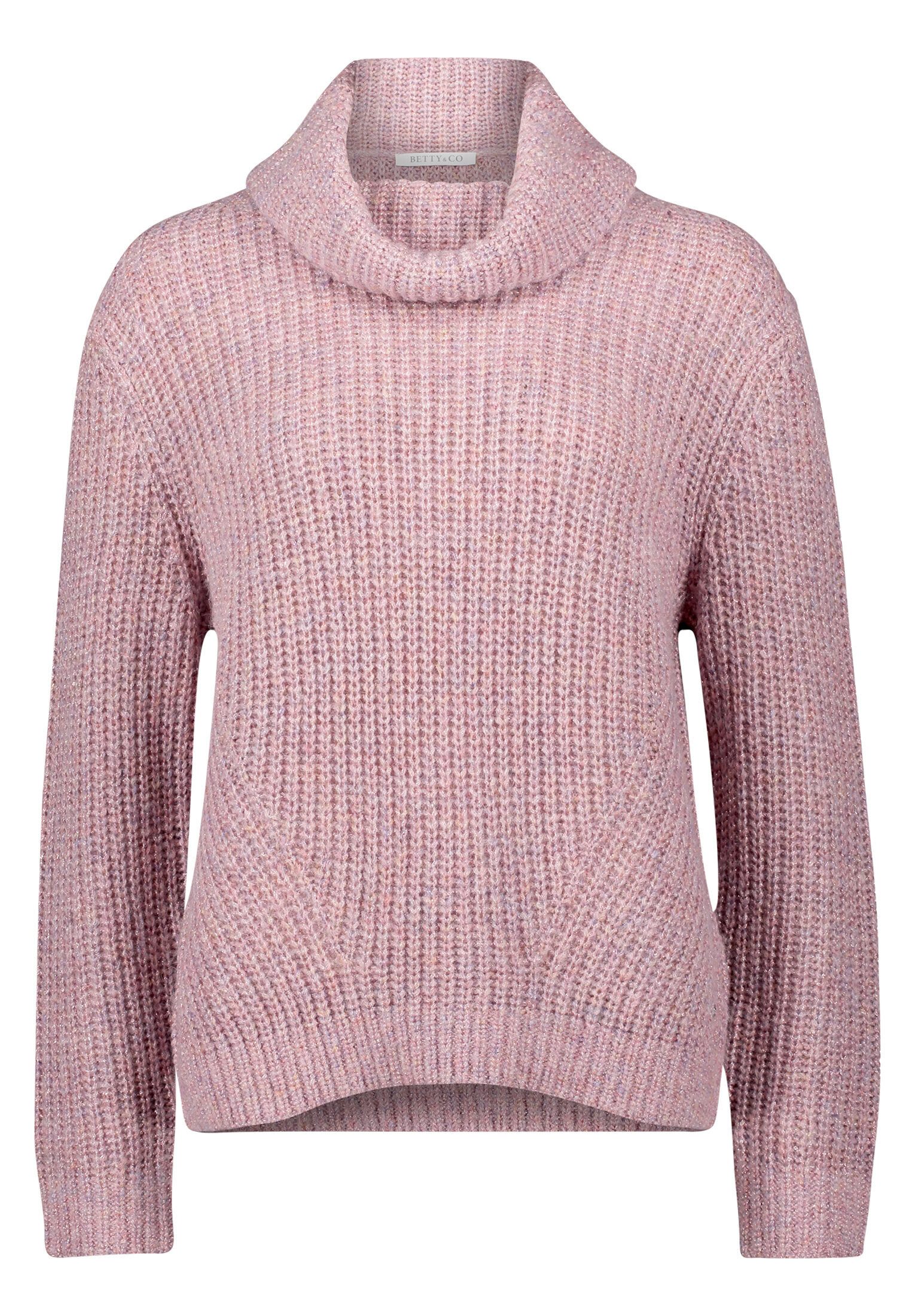 Betty&Co Strickpullover Damen mit Lurexfaden (1-tlg)