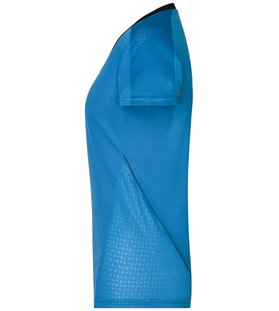 James & Nicholson Laufshirt Doppelpack Damen Kurzarm Laufshirt Running T-Shirt JN471 (Doppelpack, 2 Stück) Atmungsaktiv und Feuchtigkeitsregulierend