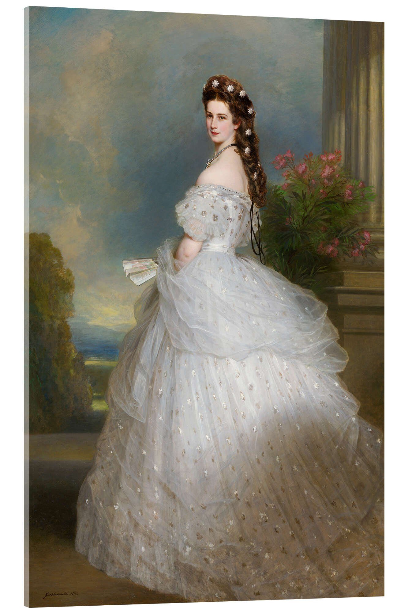 Posterlounge Wandbild Elisabeth von Österreich-Ungarn, Franz Xaver Winterhalter, erhältlich als Poster, Leinwandbild, Wandsticker oder Acrylglasbild