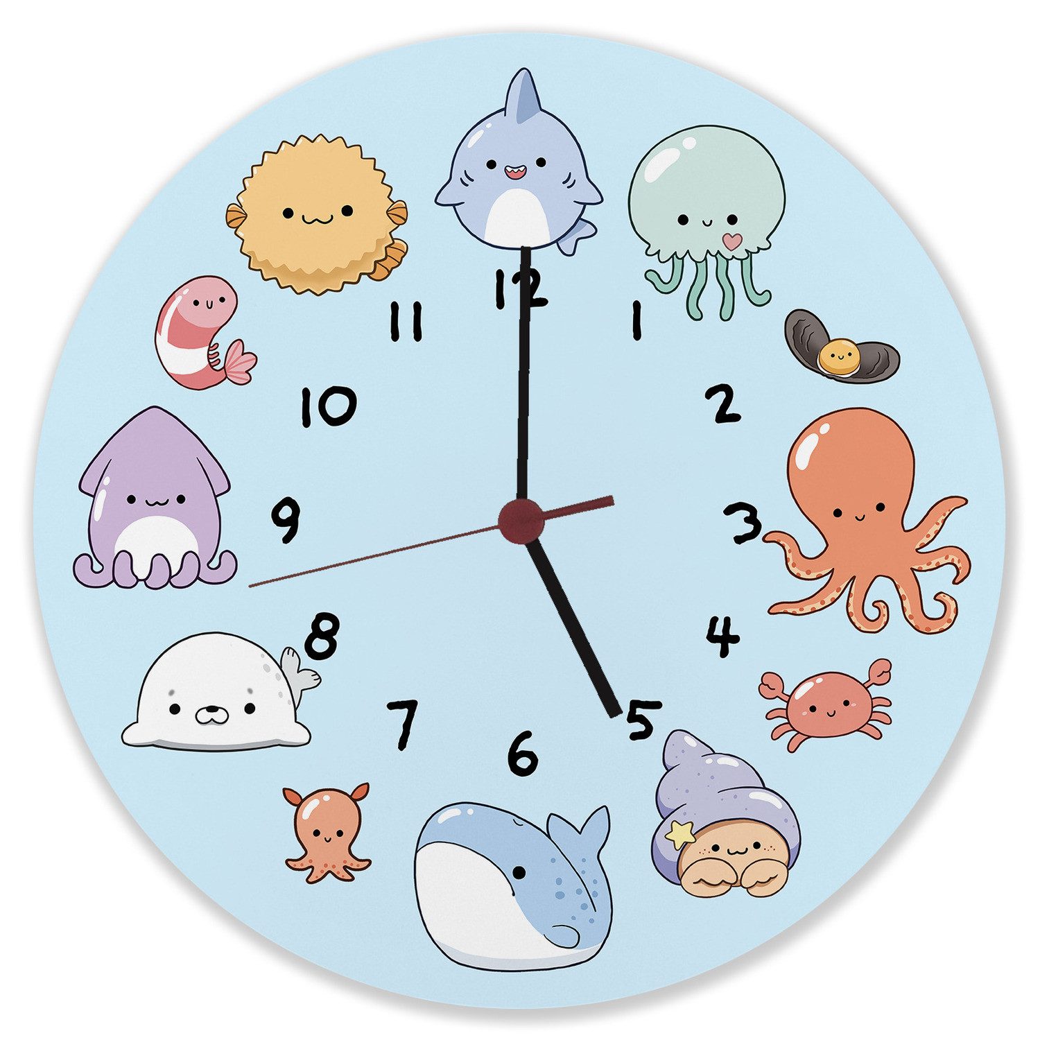 speecheese Wanduhr Jelly & Friends Kinderuhr günstig online kaufen