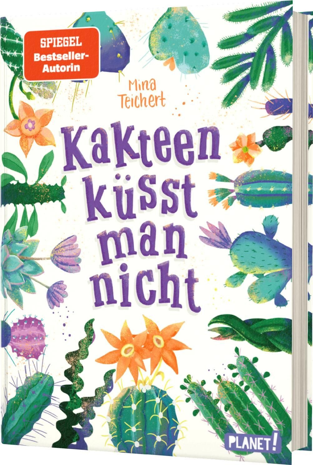 Kaktus-Serie 2: Kakteen küsst man nicht / Mina Teichert, Witziger Roman für Mädchen