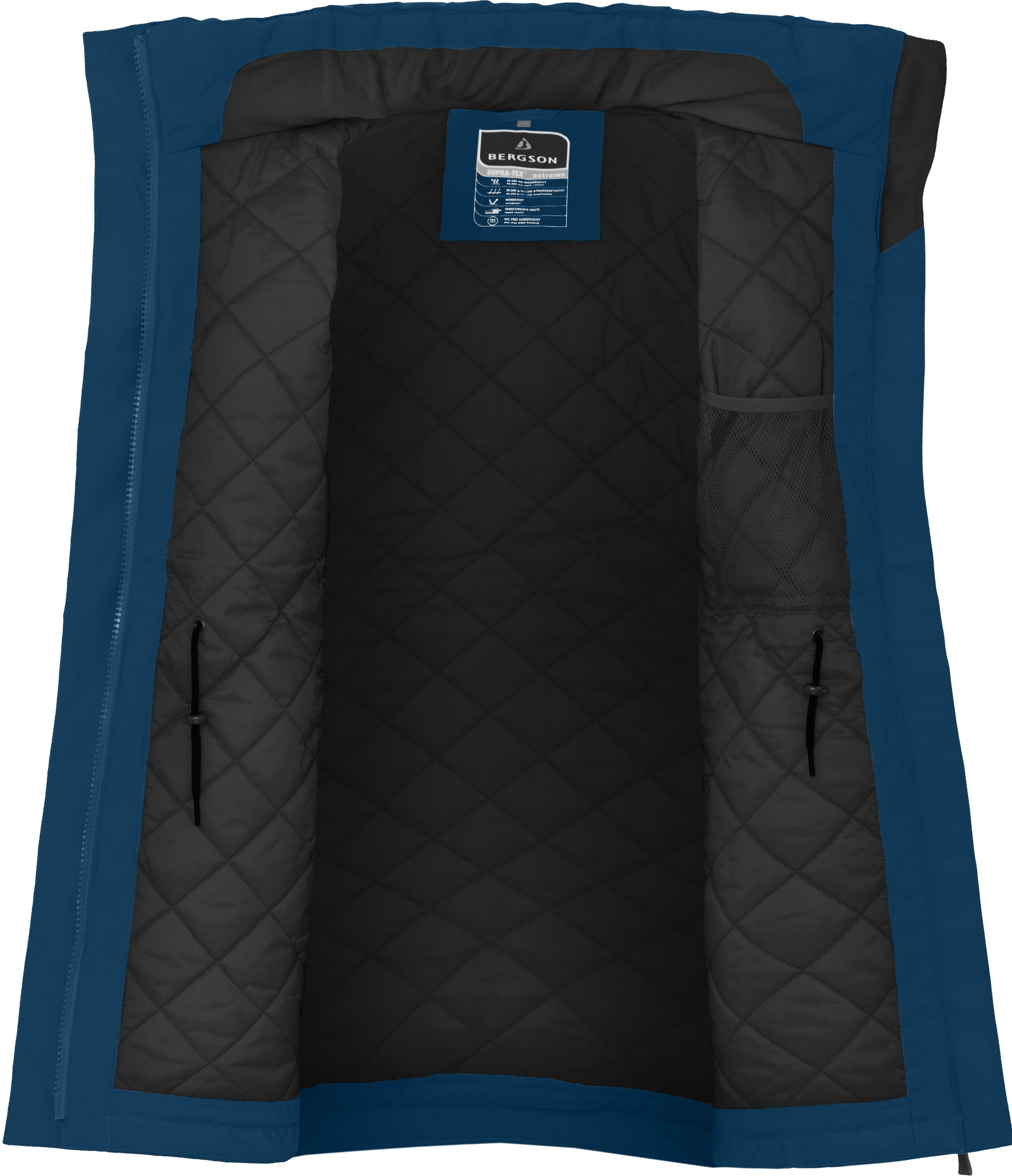 Bergson Winterjacke TUUSULA Damen Winterparka, warm wattiert, 20000 mm Wassersäule, Normalgrößen