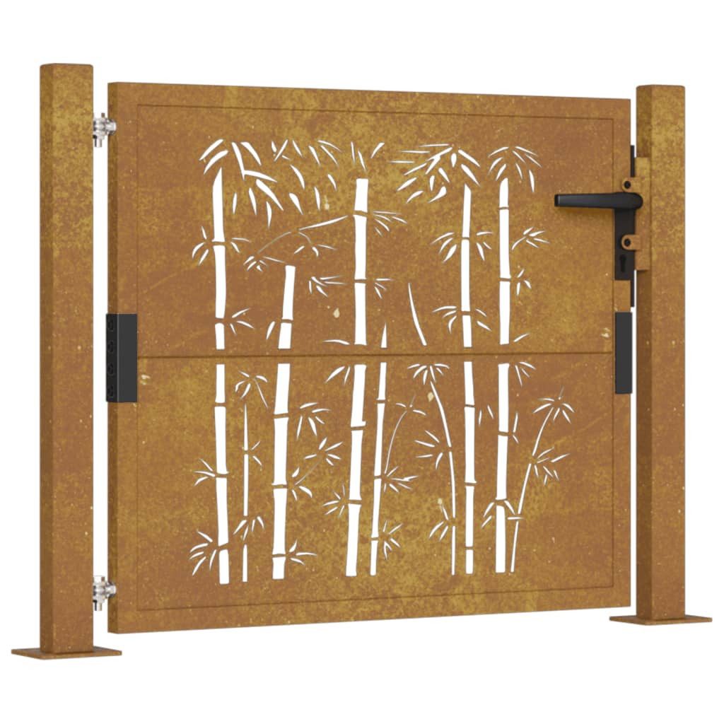 vidaXL Gartentor Gartentor 105x80 cm Cortenstahl günstig online kaufen