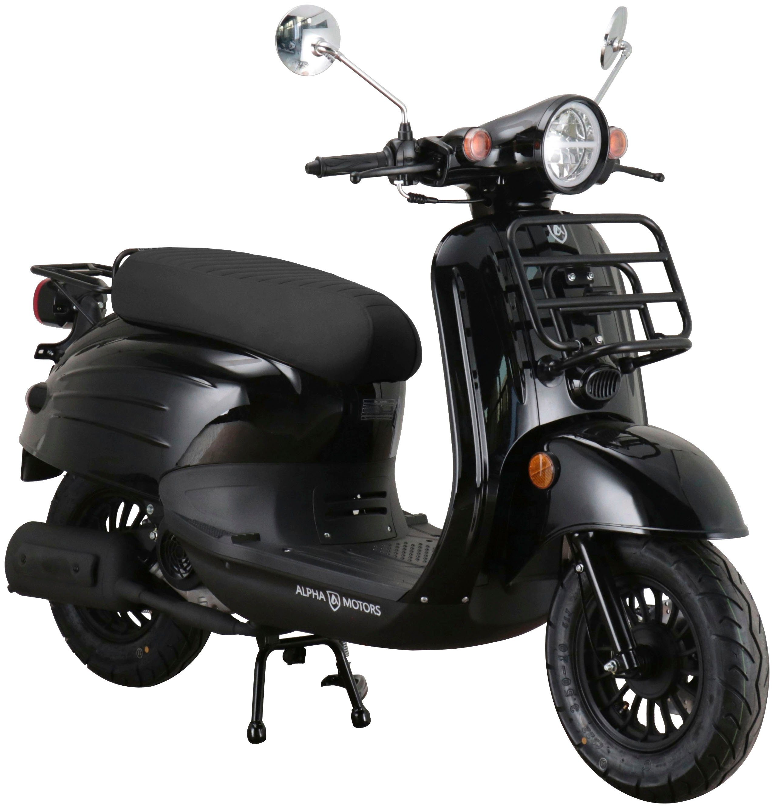 Alpha Motors Motorroller Adria, 50 ccm, 45 km/h, Euro 5 schwarz | Motorroller
