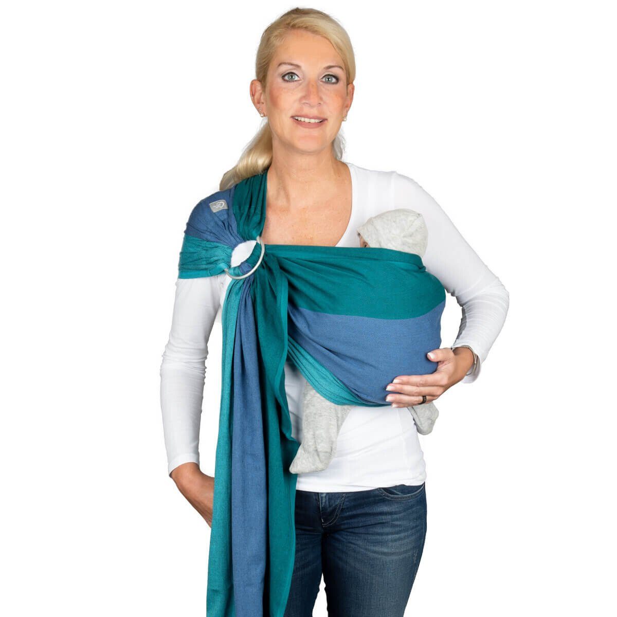 Hoppediz Ring-Sling Tragetuch Bilbao