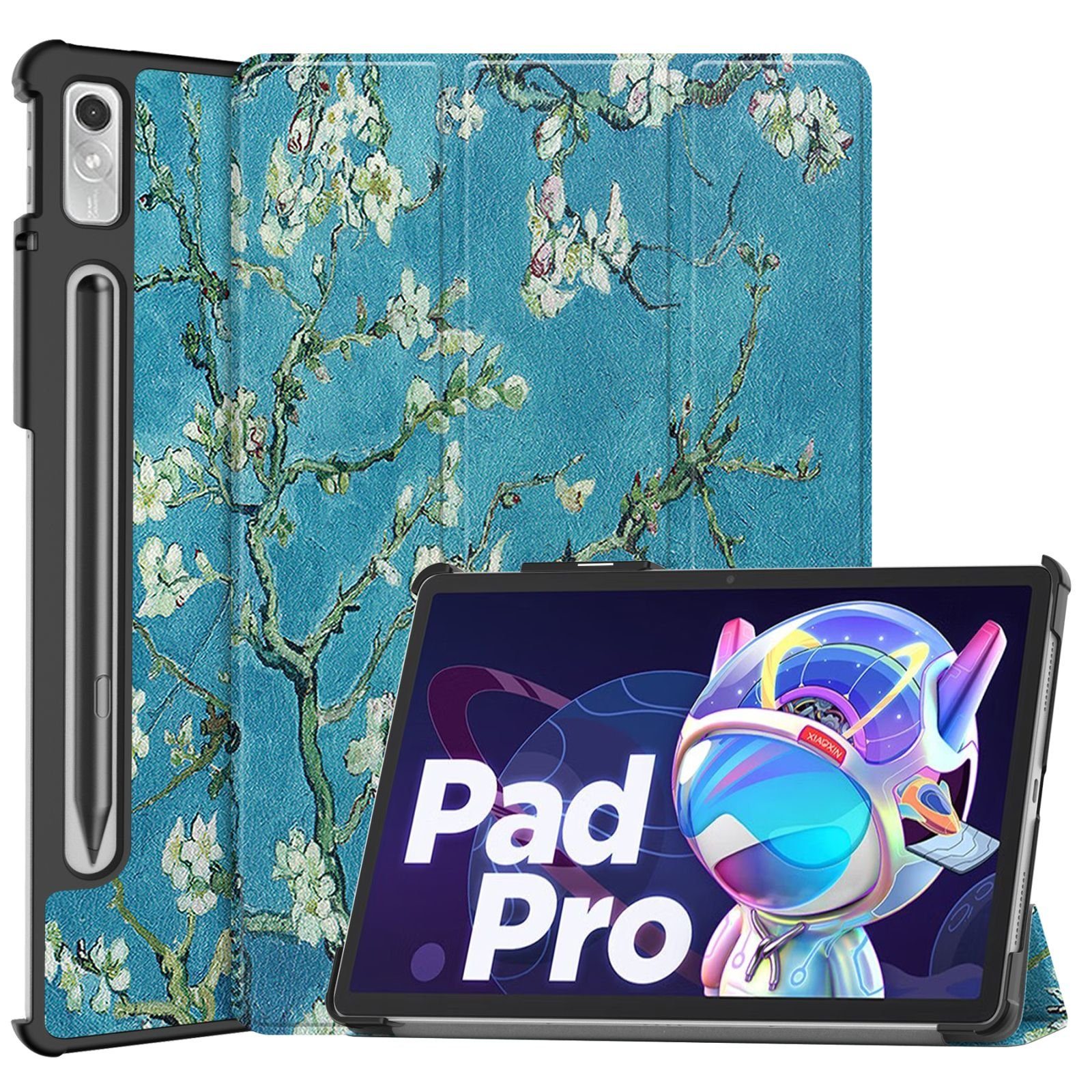 Lobwerk Tablet-Hülle Schutzhülle für Lenovo Tab P11 Pro 2. Gen, 2022 TB-132FU TB-138FC 11.2, Wake & Sleep Funktion, Sturzdämpfung, Aufstellfunktion