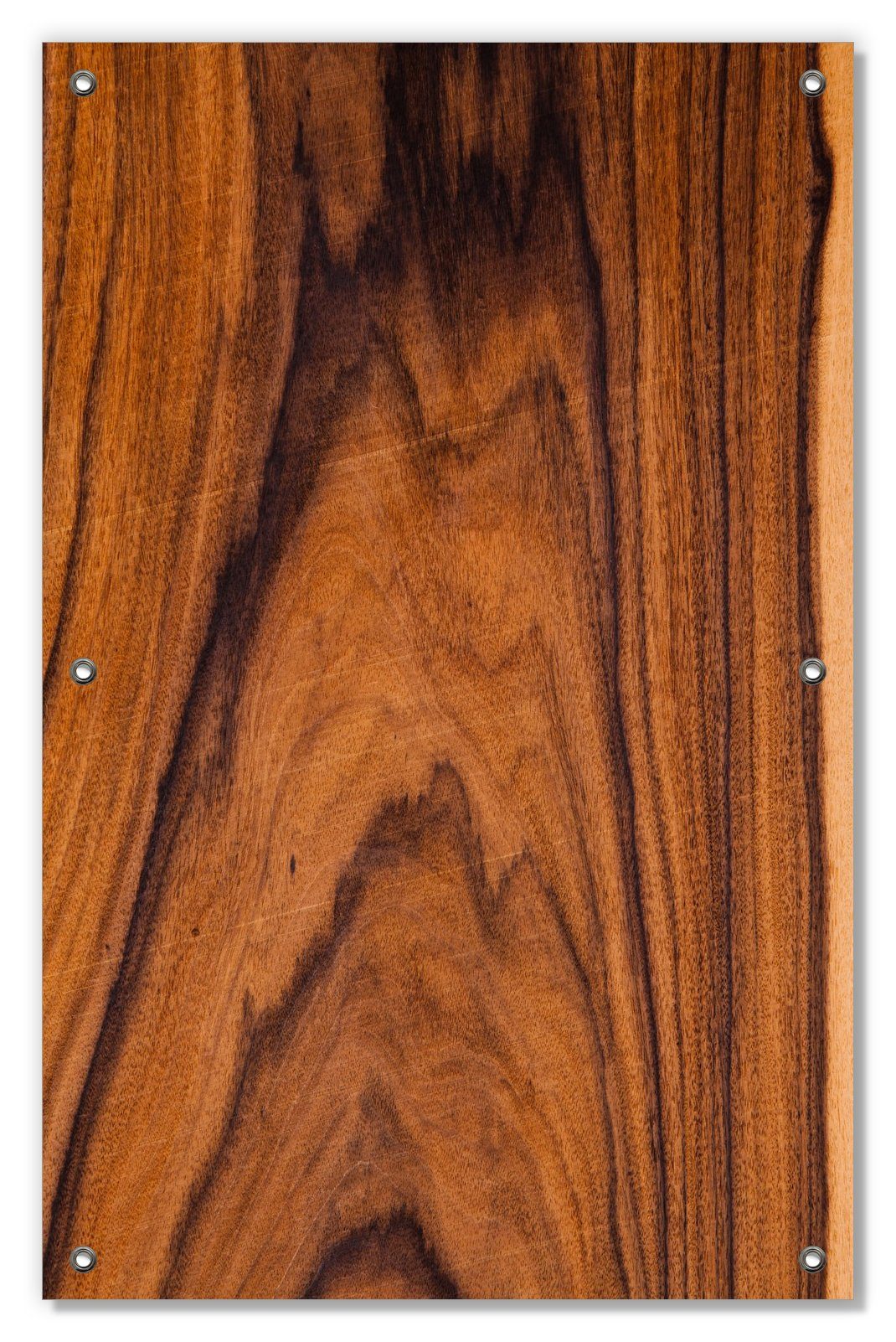 Sonnenschutz Holzmuster - Oberfläche wiederverwendbar Holzmaserung Saugnäpfen, IV, Wallario, mit mit und wiederablösbar blickdicht