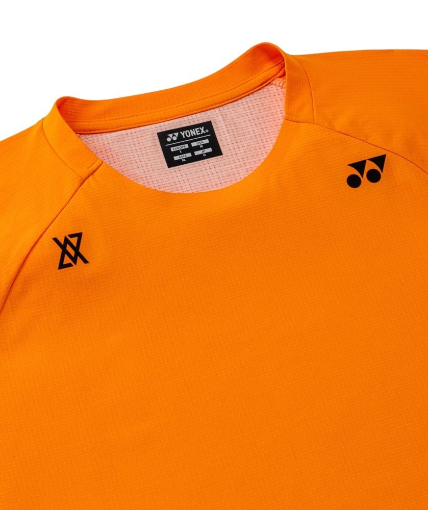 Yonex T-Shirt VA - Viktor Axelsen - 16824 (100% Polyester) 2025 orange Herren