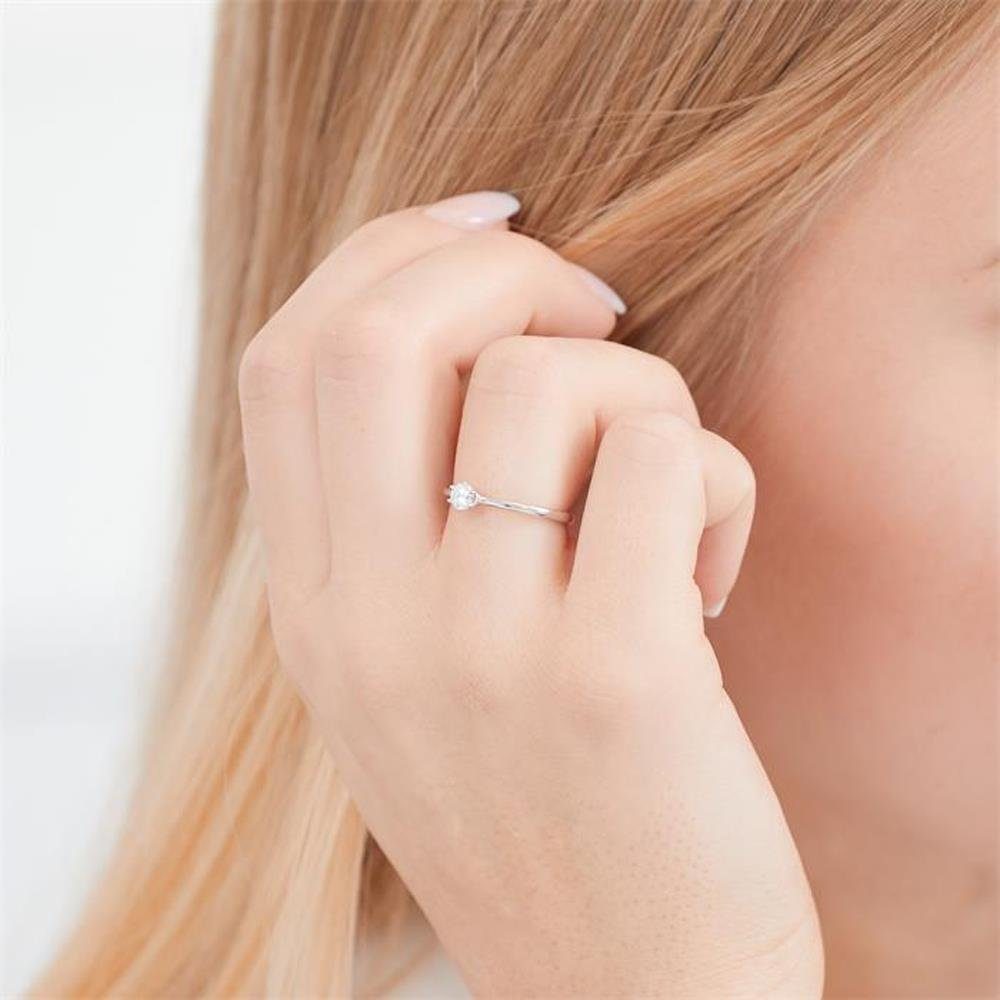 JEWLIX Verlobungsring Verlobungsring von JEWLIX aus 925er Silber mit Zirkon günstig online kaufen