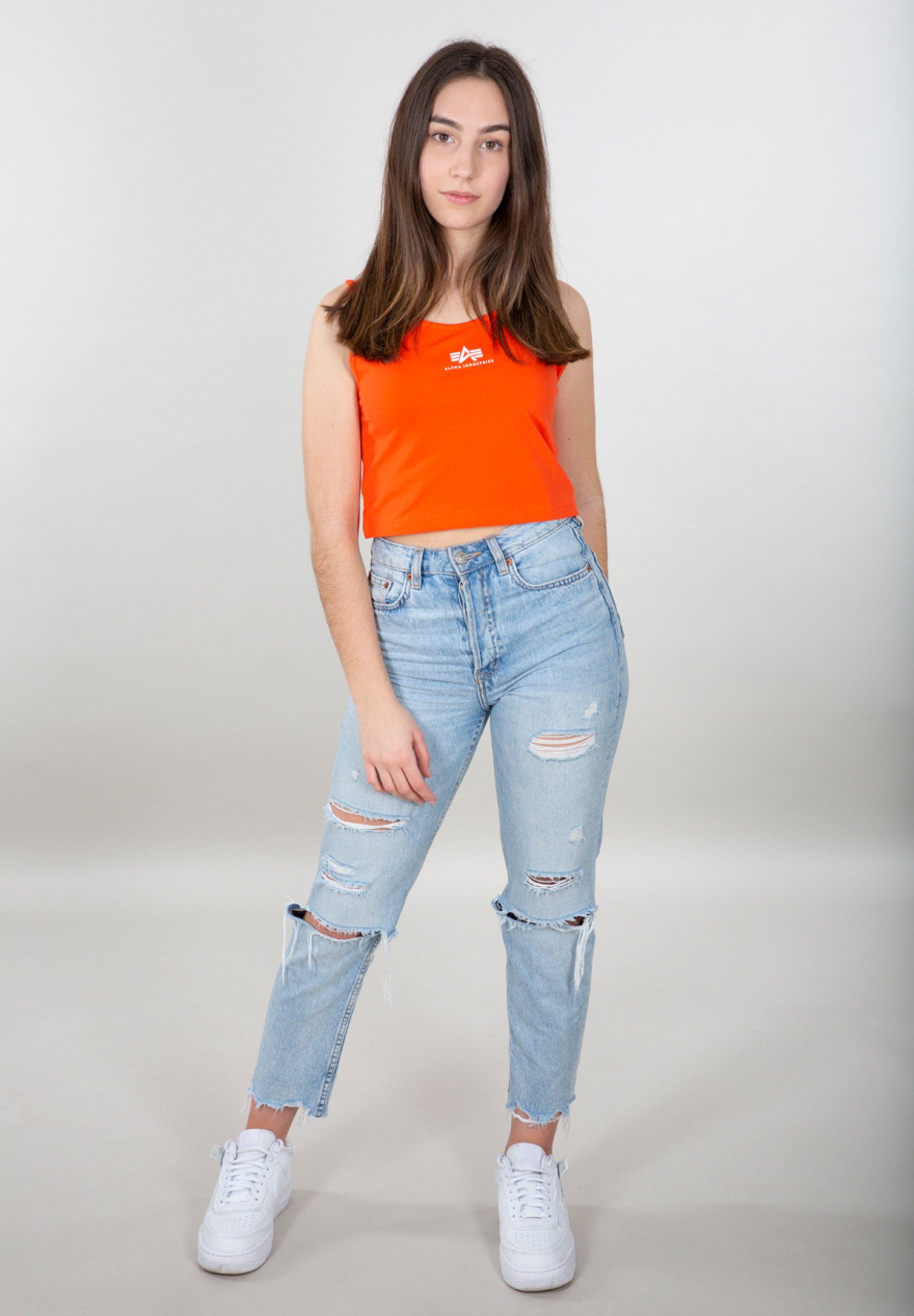 Alpha Industries Muskelshirt Basic Crop-Tank SL Women – Bild 3 von 5