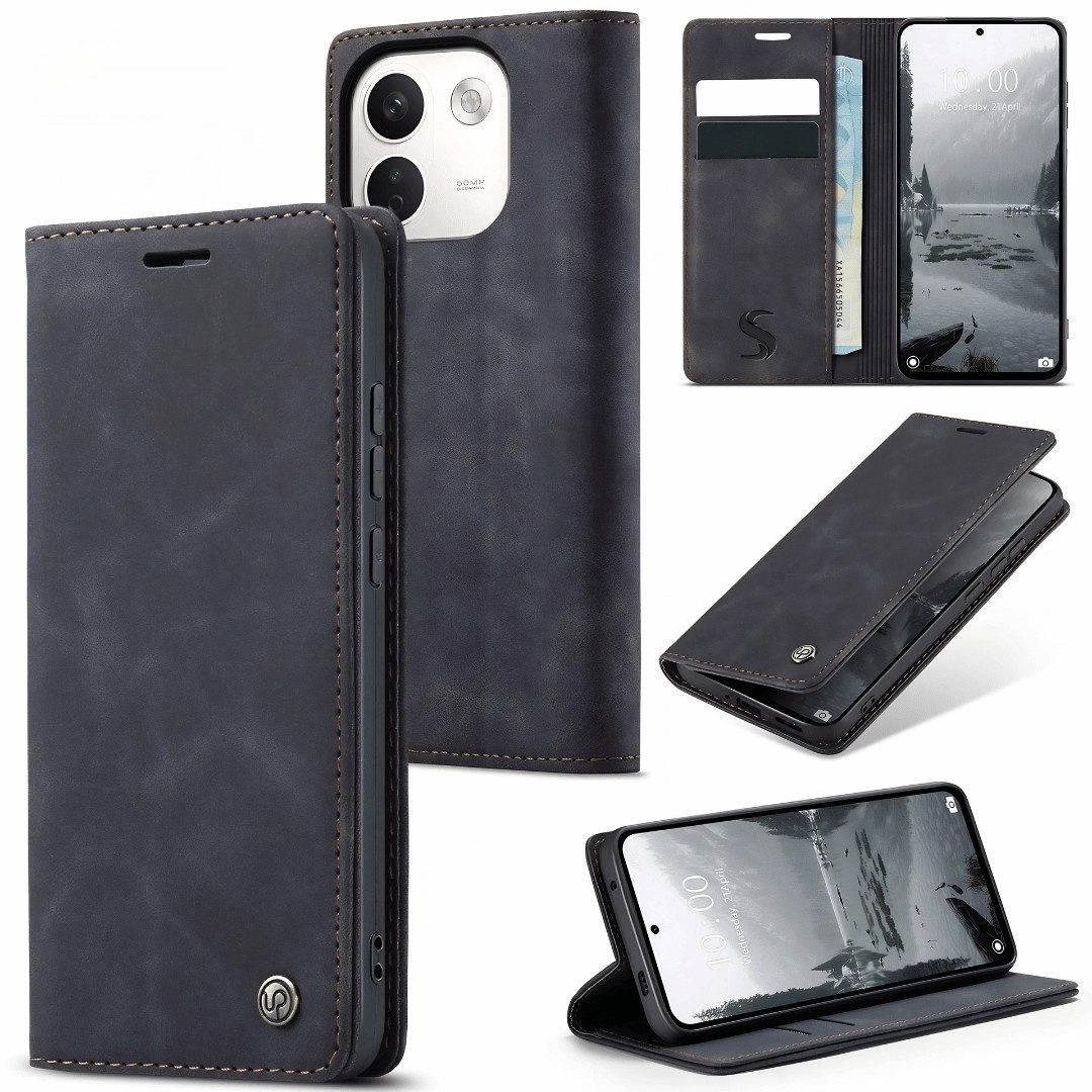 SmartUP Smartphone-Hülle für Xiaomi Redmi Note 17 Pro Max 5G Klapphülle Fliphülle Tasche Cover 6,83, integrierte Standfunktion, Kartenfächer