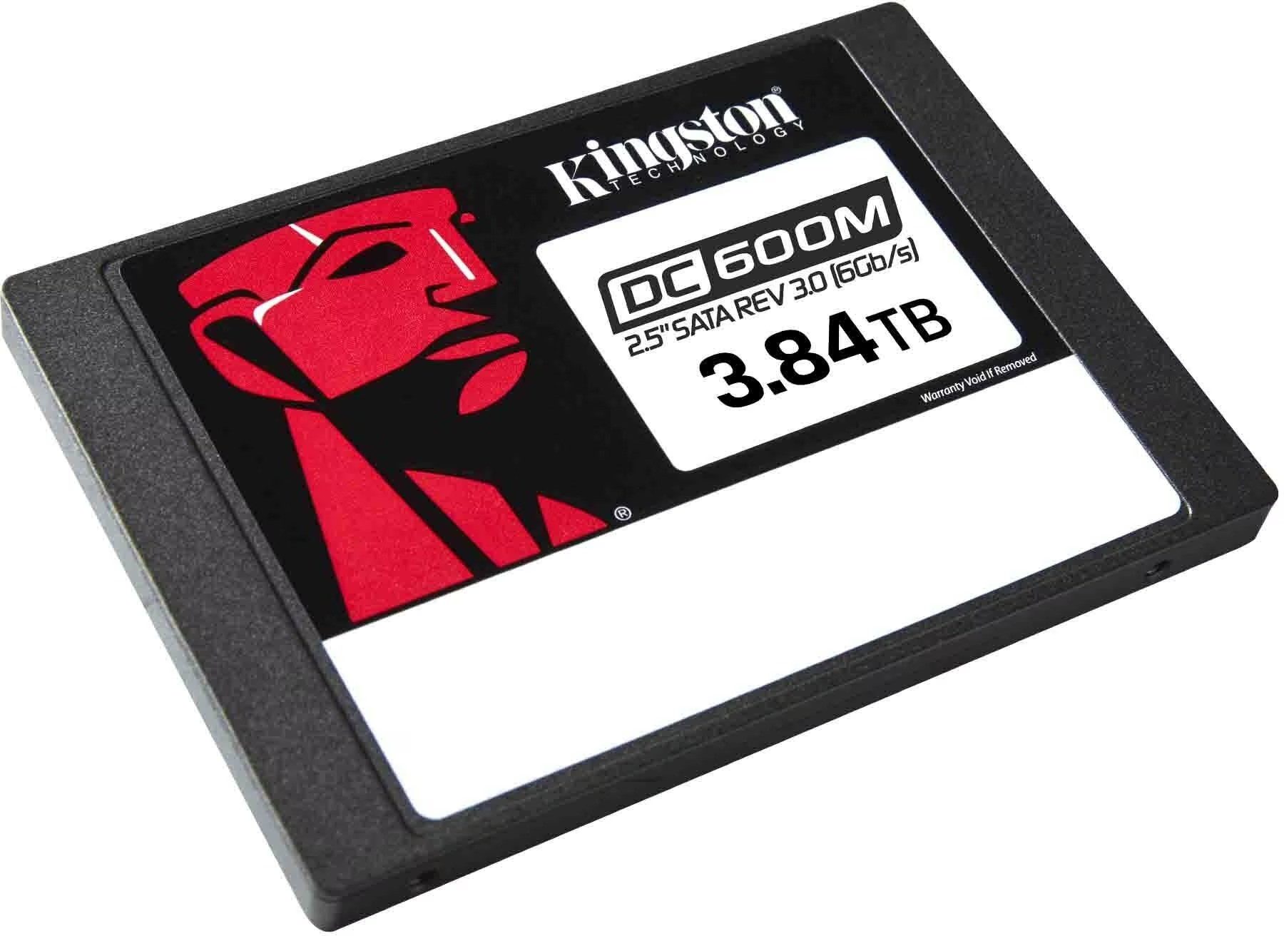 Kingston DC600M SATA SSD für Server und Workstations interne SSD (3.84 TB) intern" 560 MB/S Lesegeschwindigkeit, 530 MB/S Schreibgeschwindigkeit