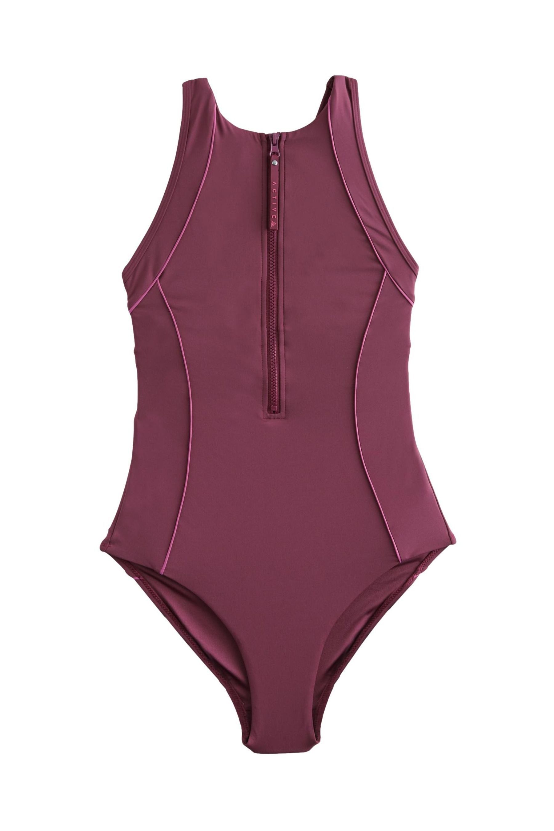 Next Badeanzug Hochgeschlossener, bauchformender Active Badeanzug (1-St) günstig online kaufen